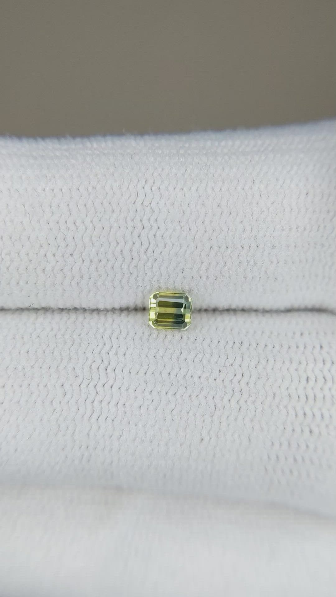 0.28 Ct. Bi Color Sapphire from Madagascar Size Video