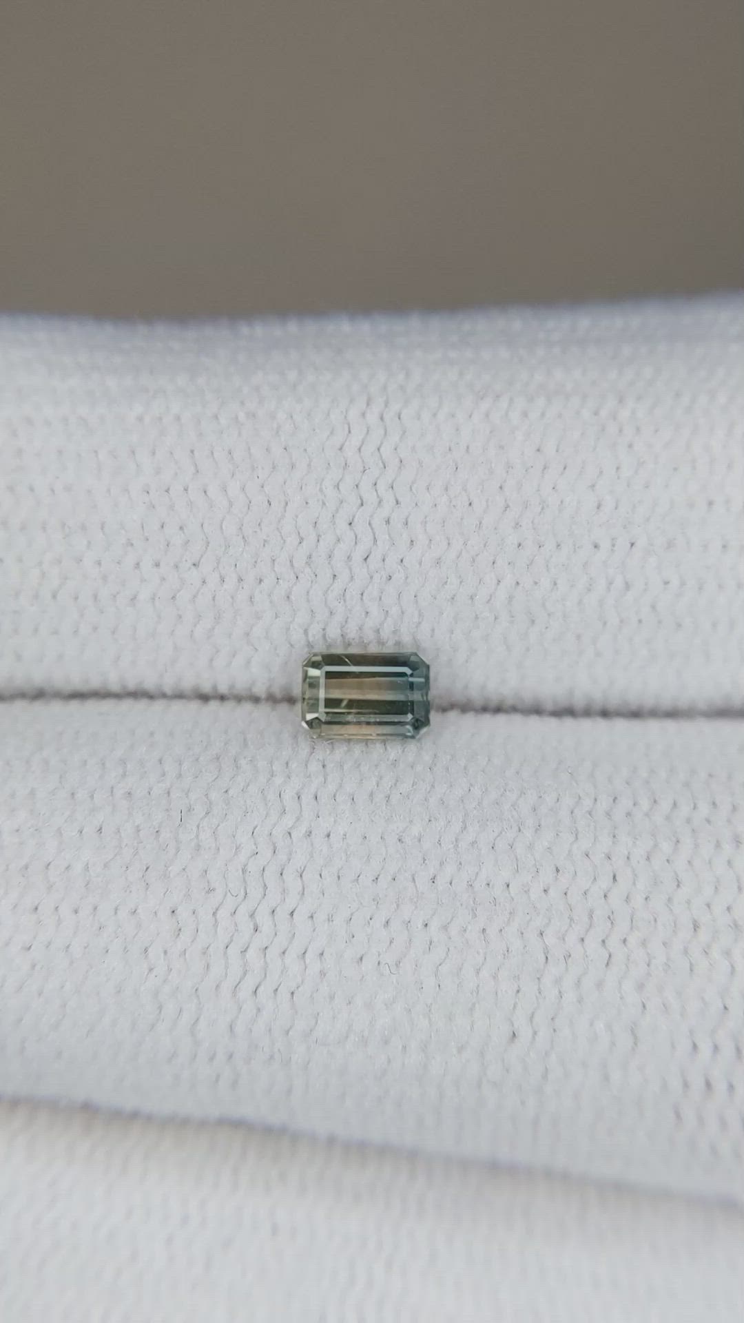 0.35 Ct. Bi Color Sapphire from Madagascar Size Video