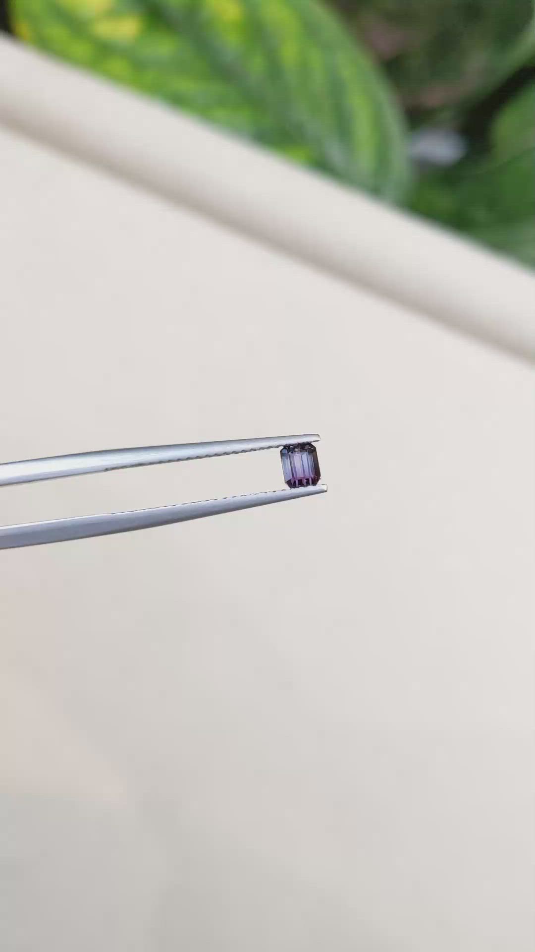 0.46 Ct. Bi Color Sapphire from Madagascar Size Video