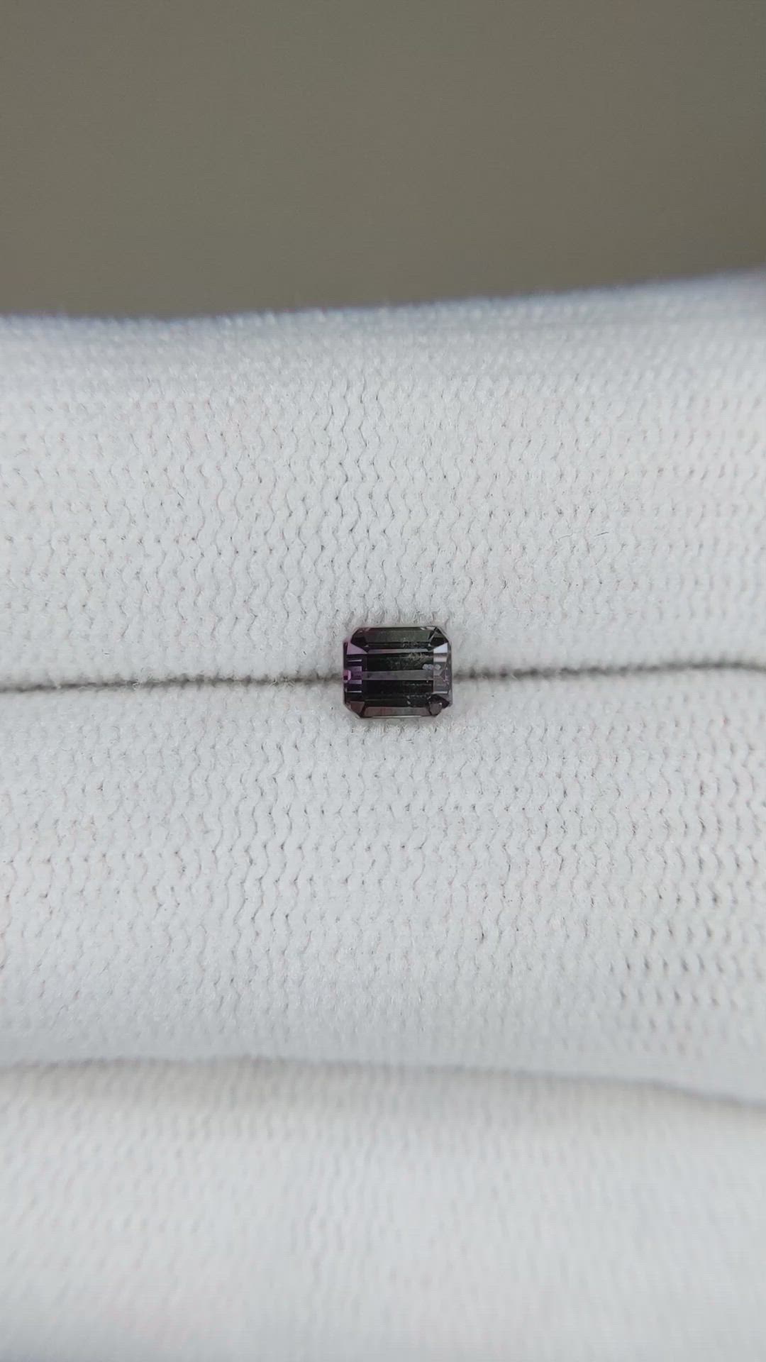 0.46 Ct. Bi Color Sapphire from Madagascar Size Video