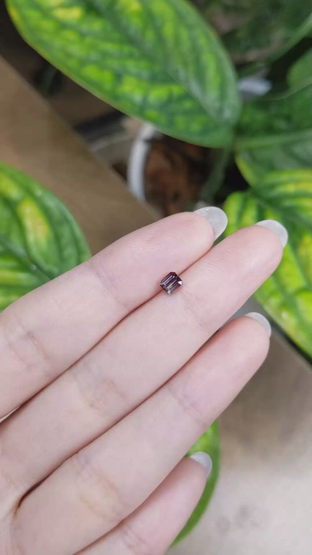 0.46 Ct. Bi Color Sapphire from Madagascar Size Video