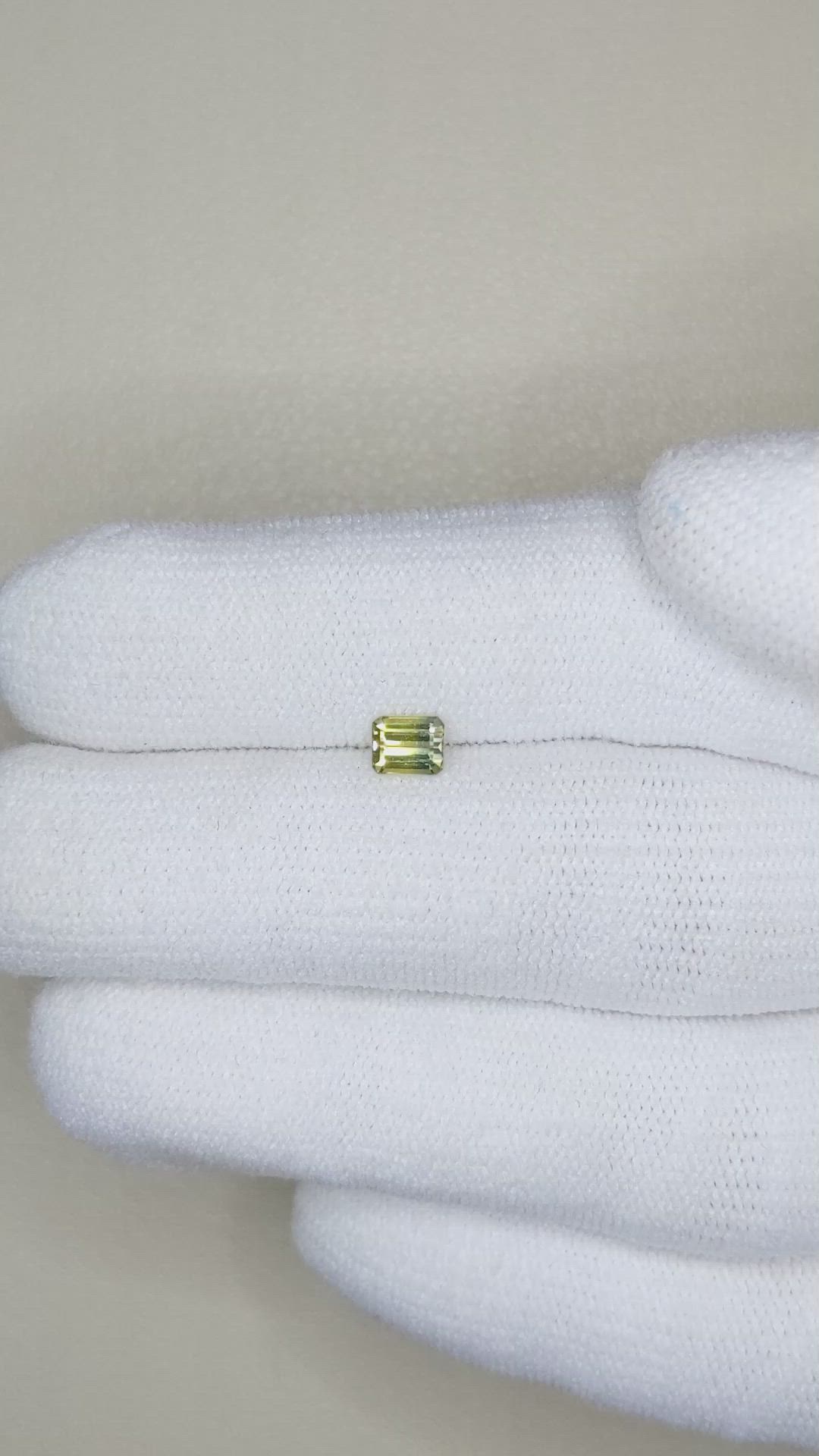 0.47 Ct. Bi Color Sapphire from Madagascar Size Video