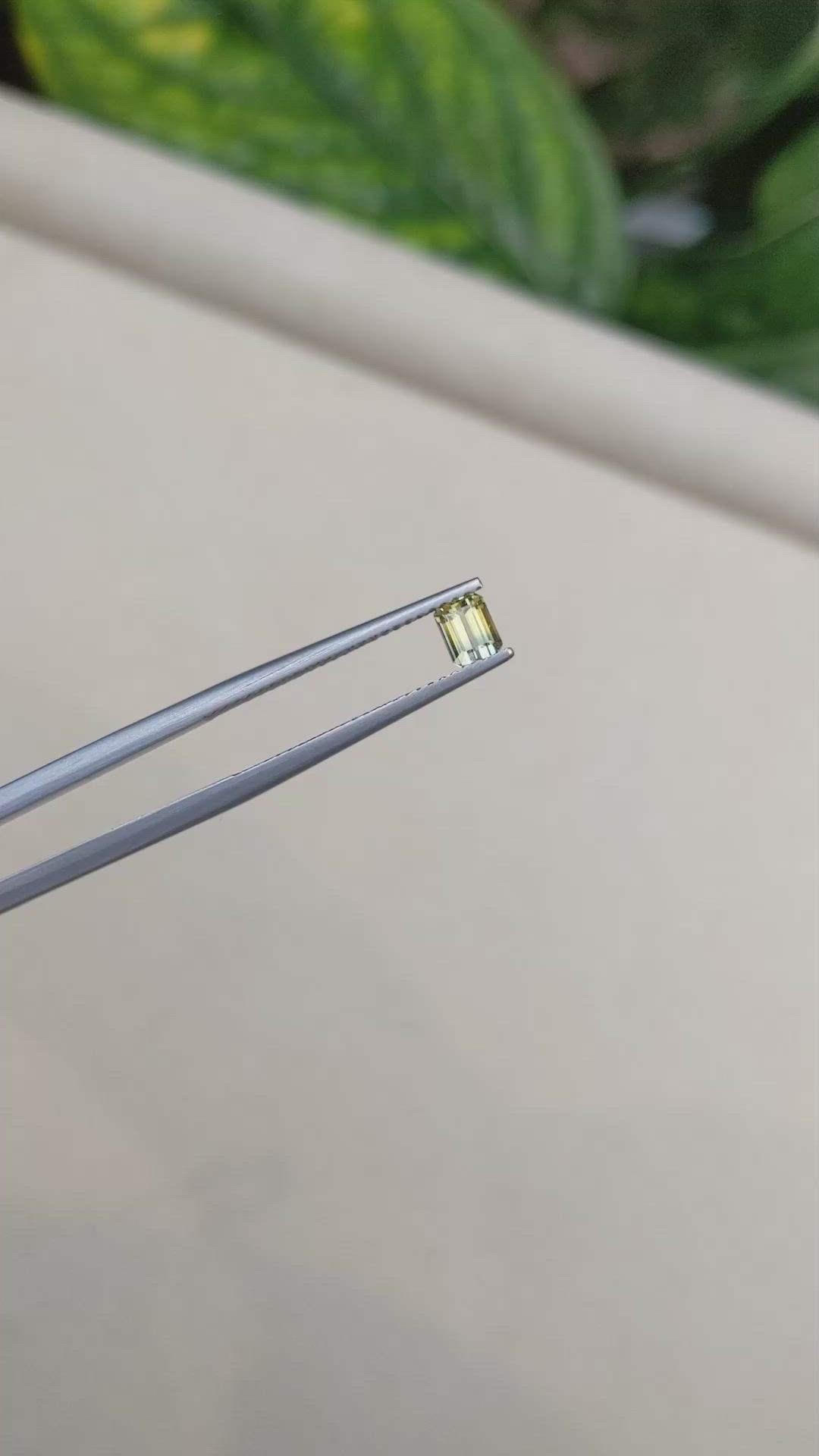 0.47 Ct. Bi Color Sapphire from Madagascar Size Video