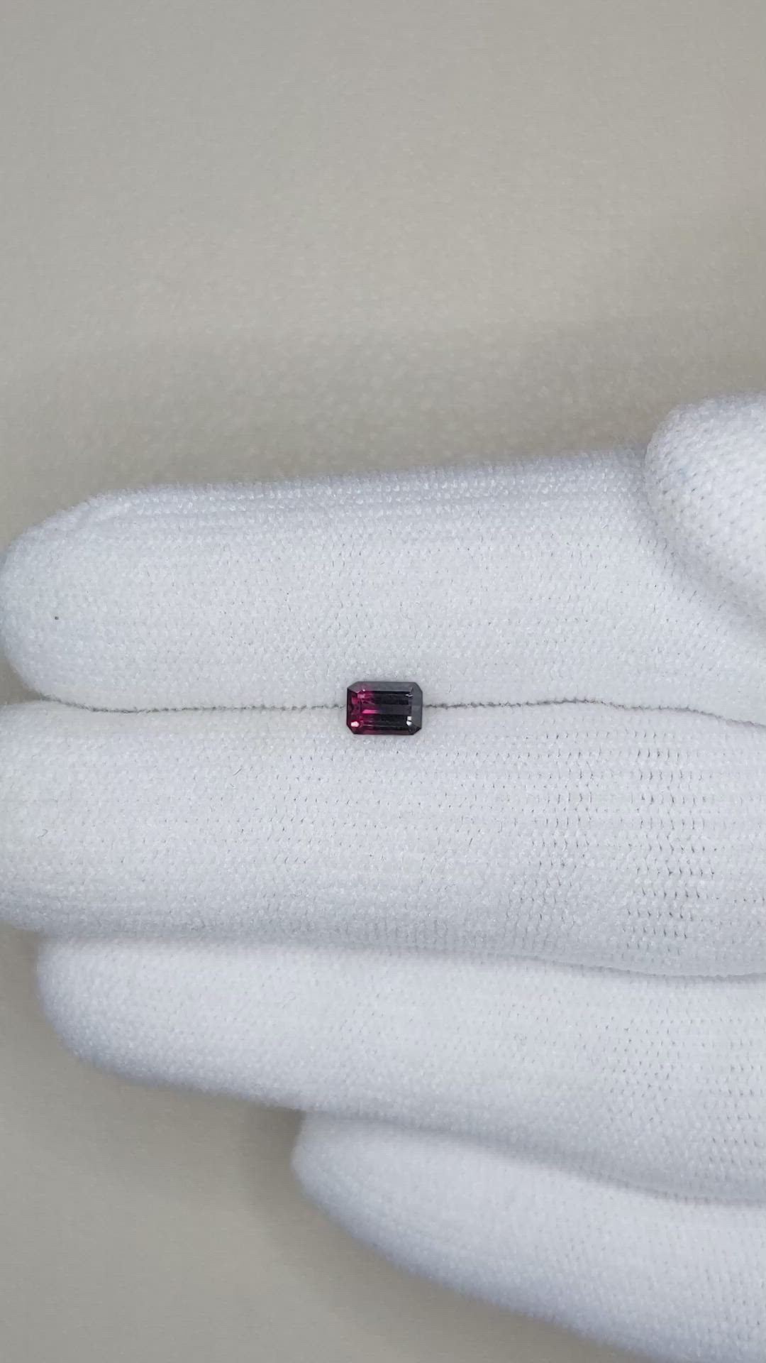 0.48 Ct. Bi Color Sapphire from Madagascar Size Video