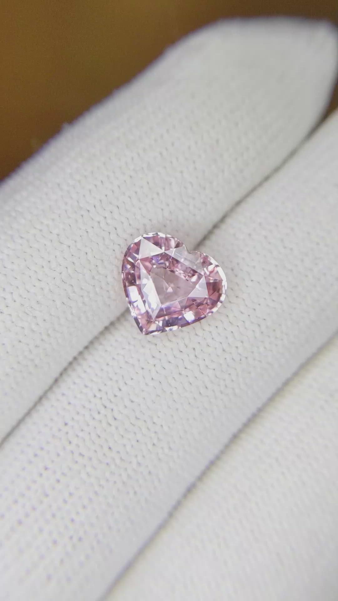 3.03 Ct. Padparadscha Sapphire from Madagascar Size Video