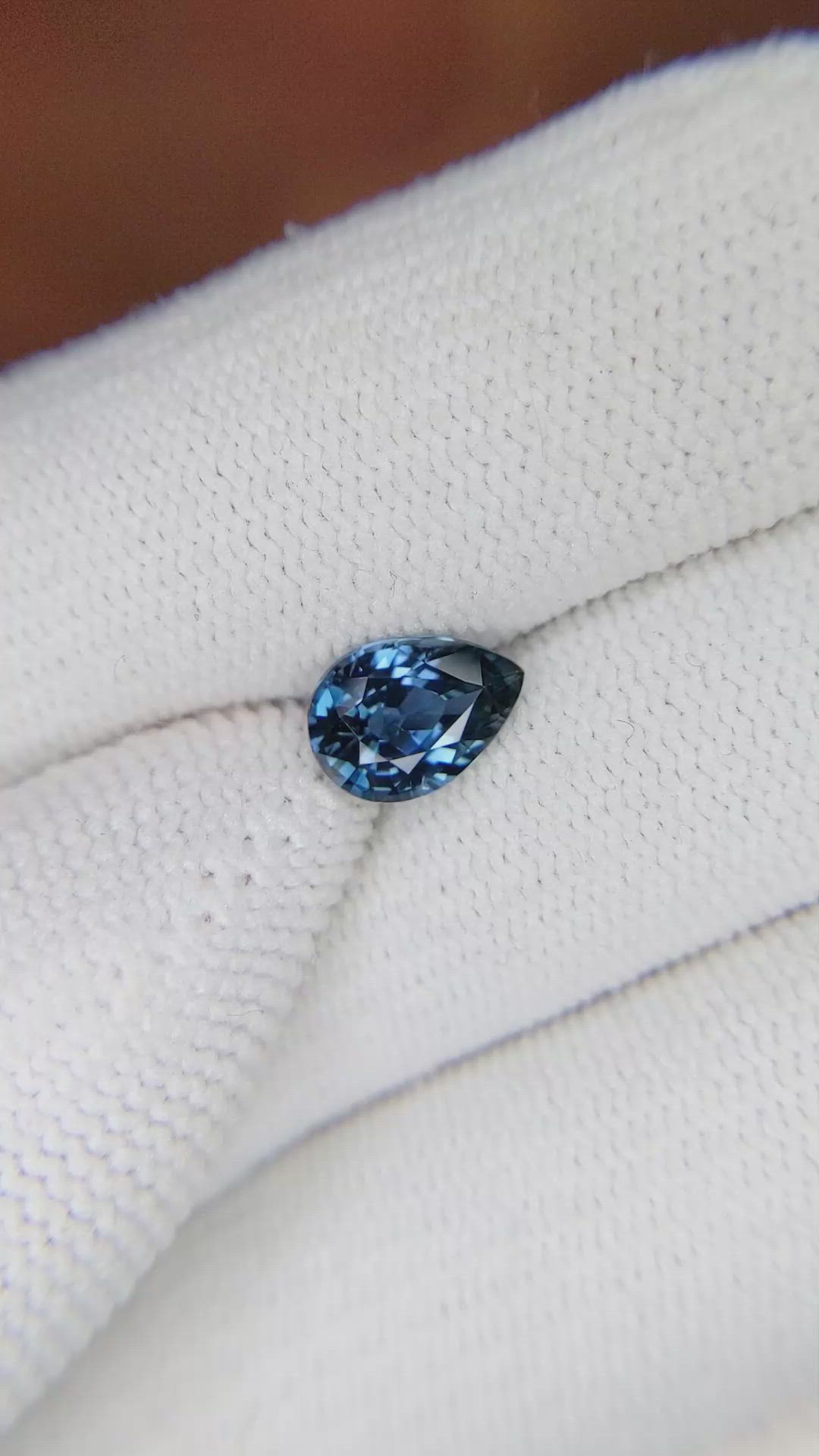 1.45 Ct. Blue Sapphire from Ceylon (Sri Lanka) Size Video