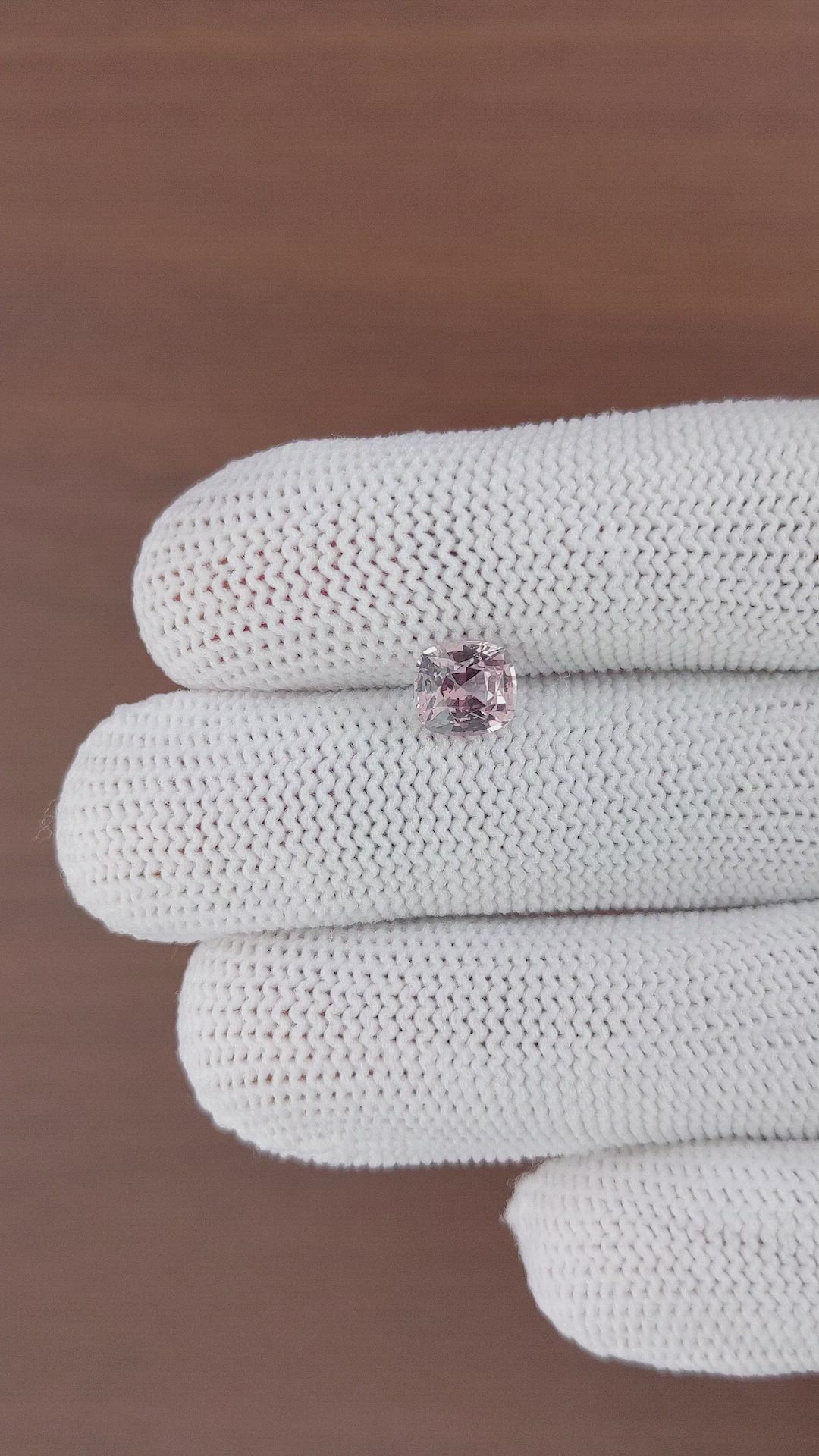 1.81 Ct. Peach Sapphire from Ceylon (Sri Lanka) Size Video