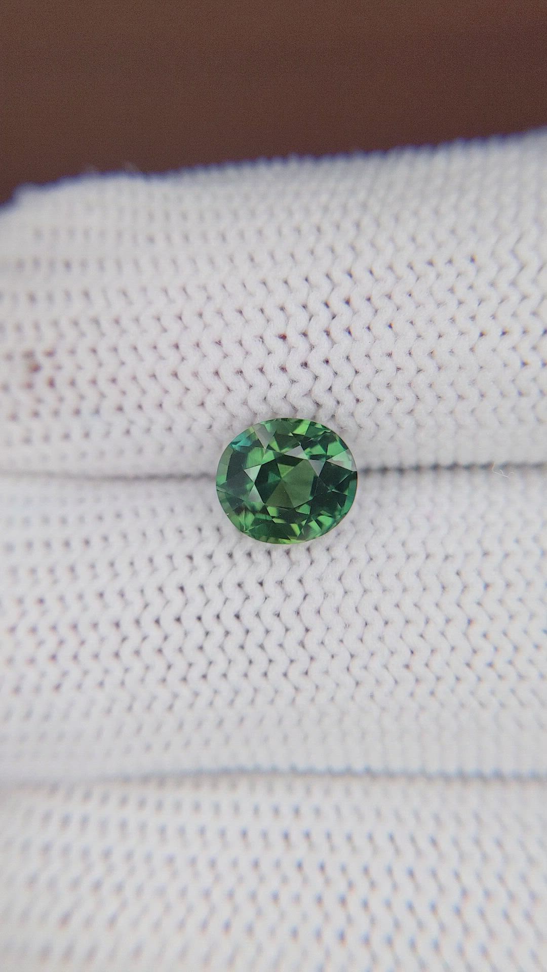 2.03 Ct. Green Sapphire from Madagascar Size Video