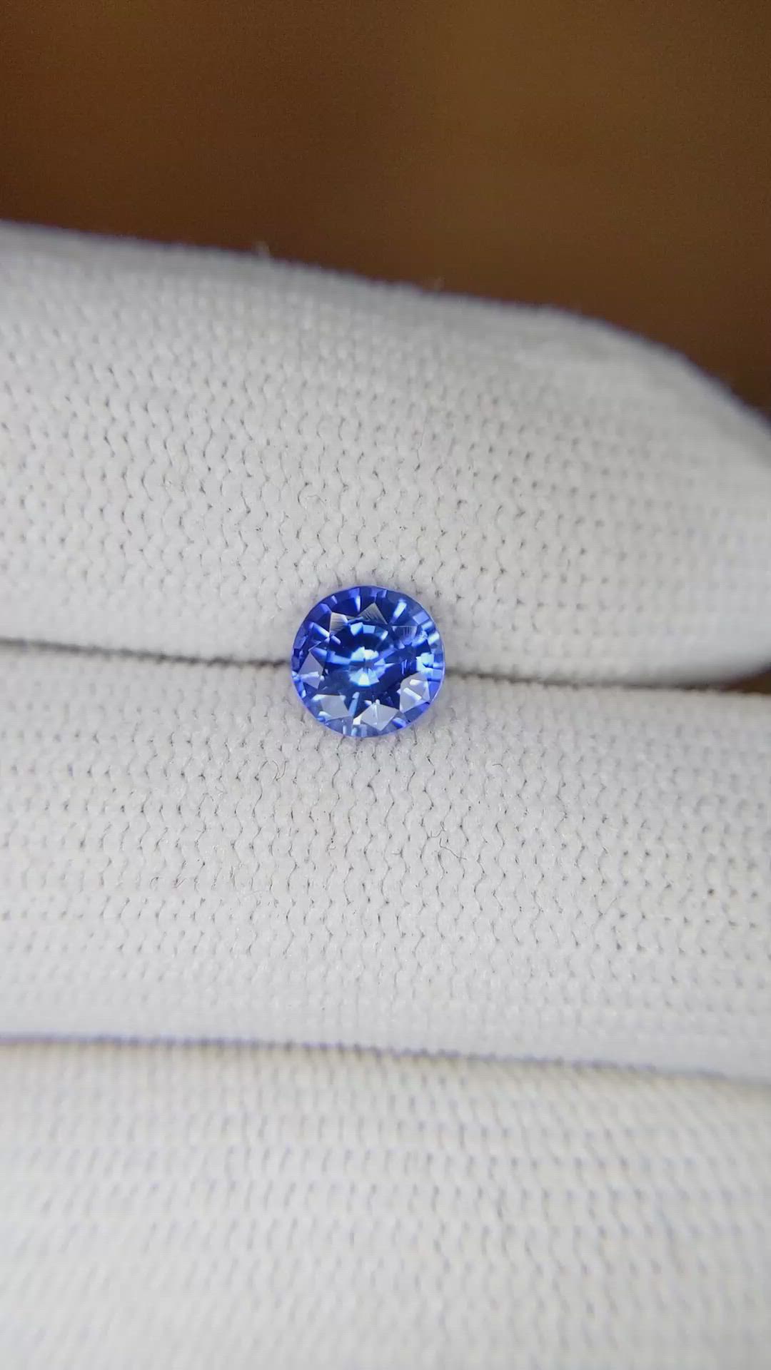 0.92 Ct. Blue Sapphire from Burma (Myanmar) Size Video