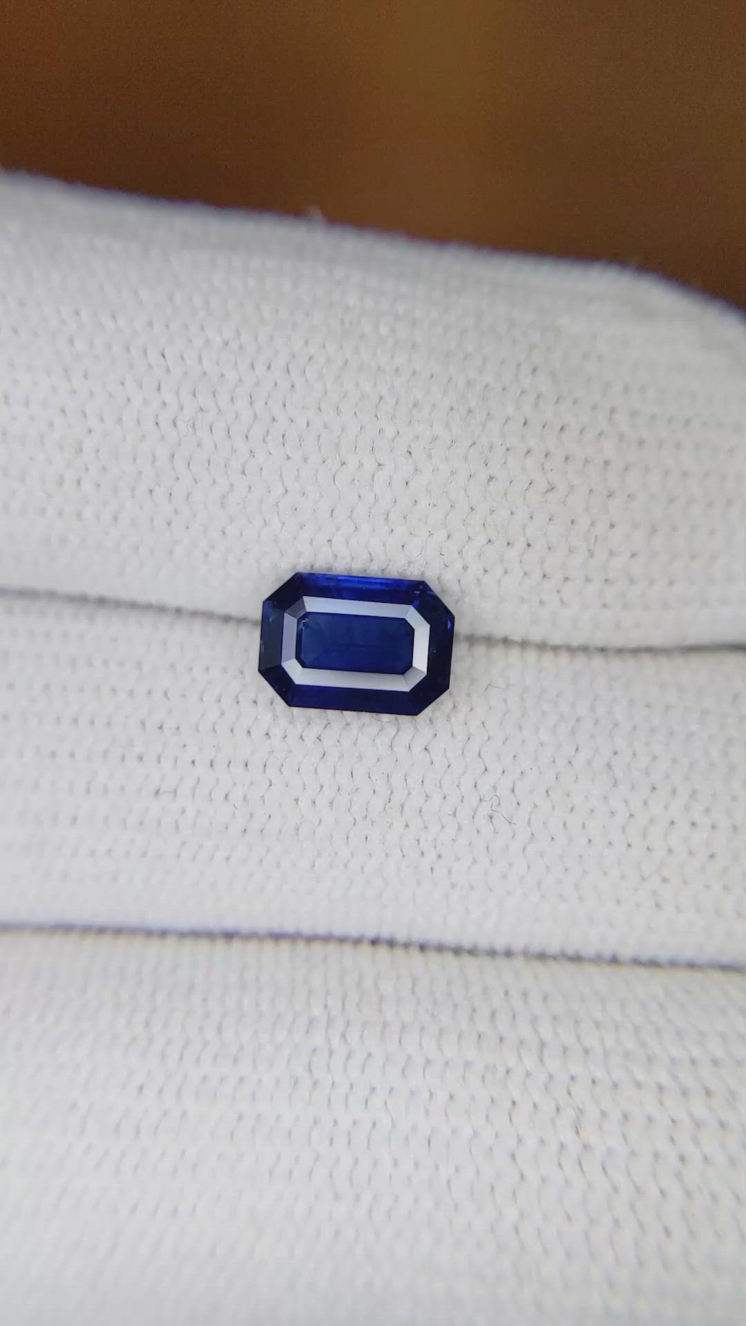 1.41 Ct. Blue Sapphire from Ethiopia Size Video