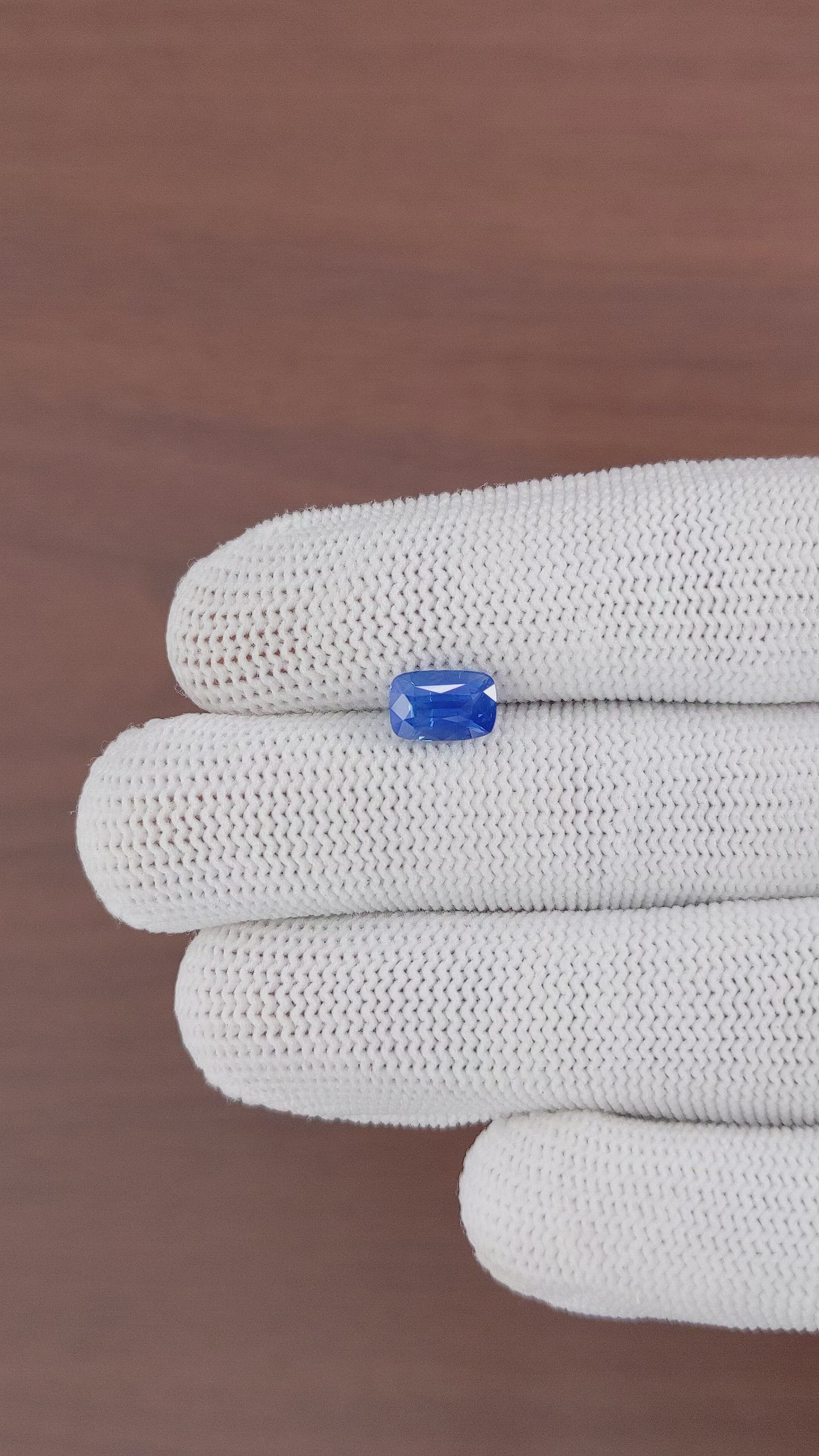 2.04 Ct. Blue Sapphire from Madagascar Size Video