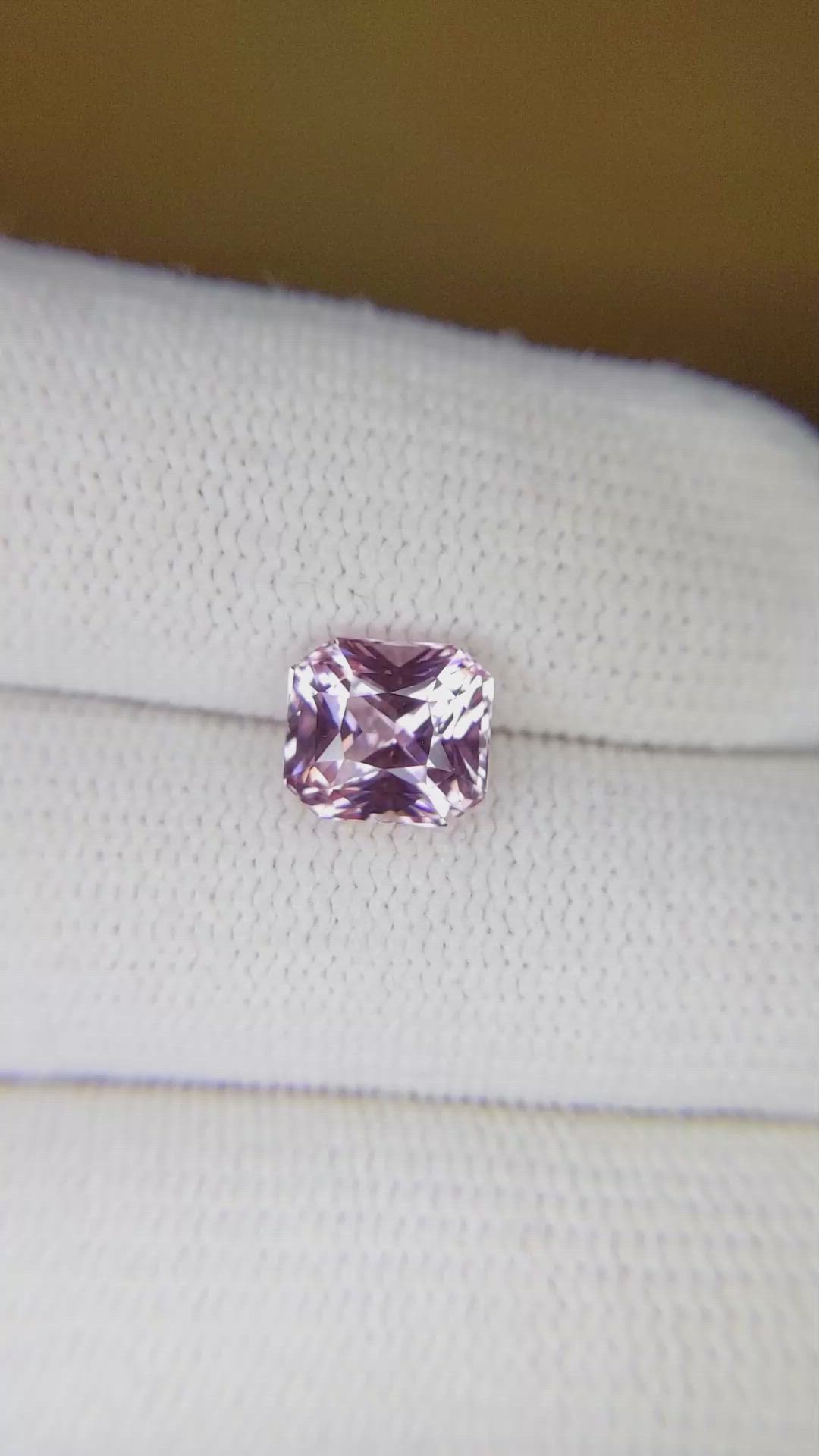 2.22 Ct. Purplish Pink Sapphire from Ceylon (Sri Lanka) Size Video