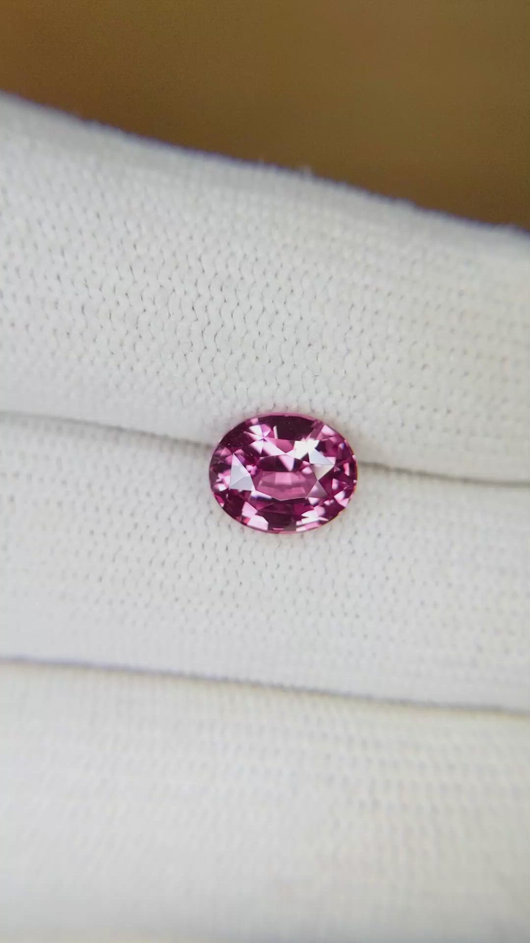 2.16 Ct. Pink Sapphire from Ceylon (Sri Lanka) Size Video