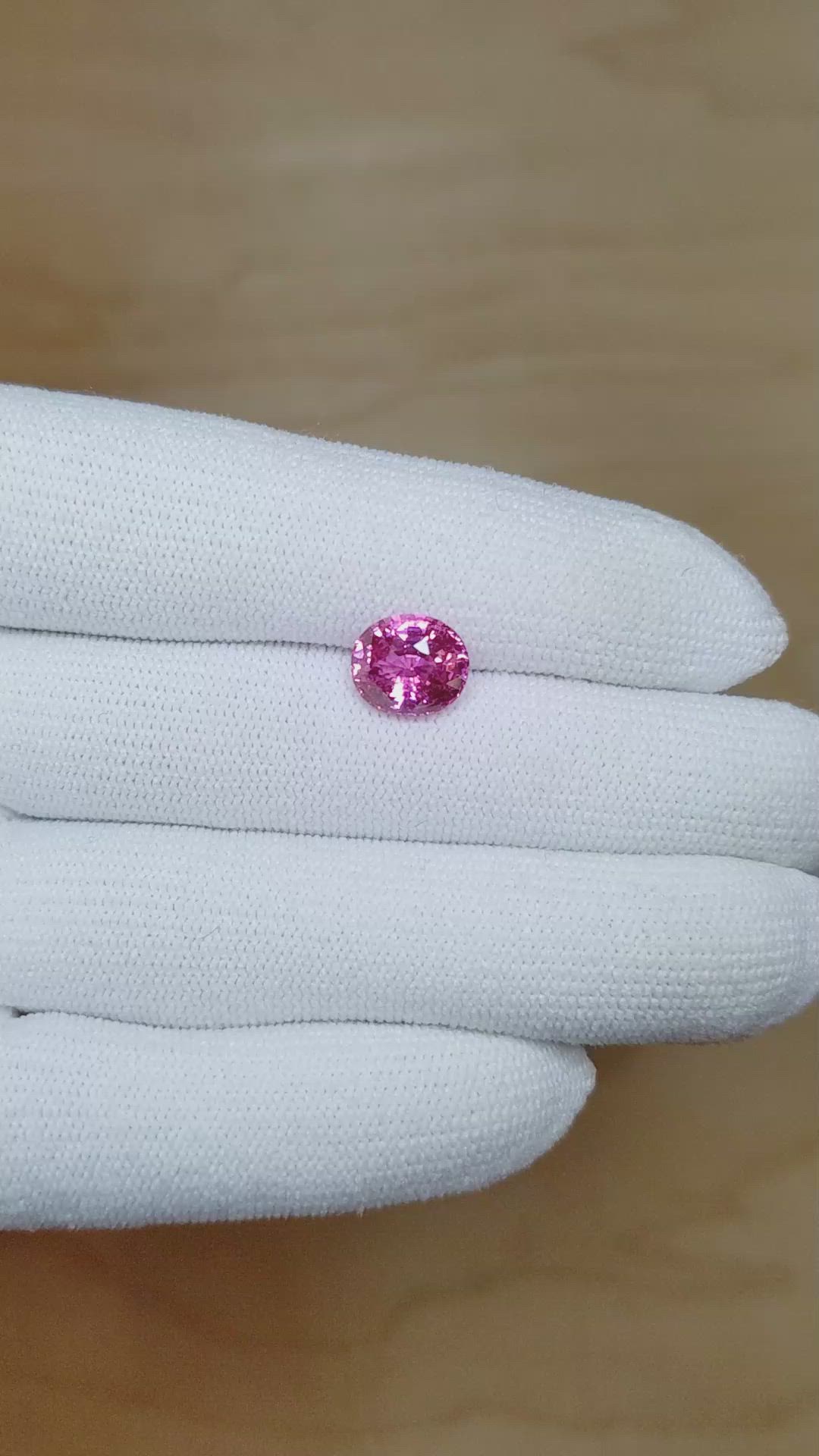 3.02 Ct. Pink Sapphire from Madagascar Size Video