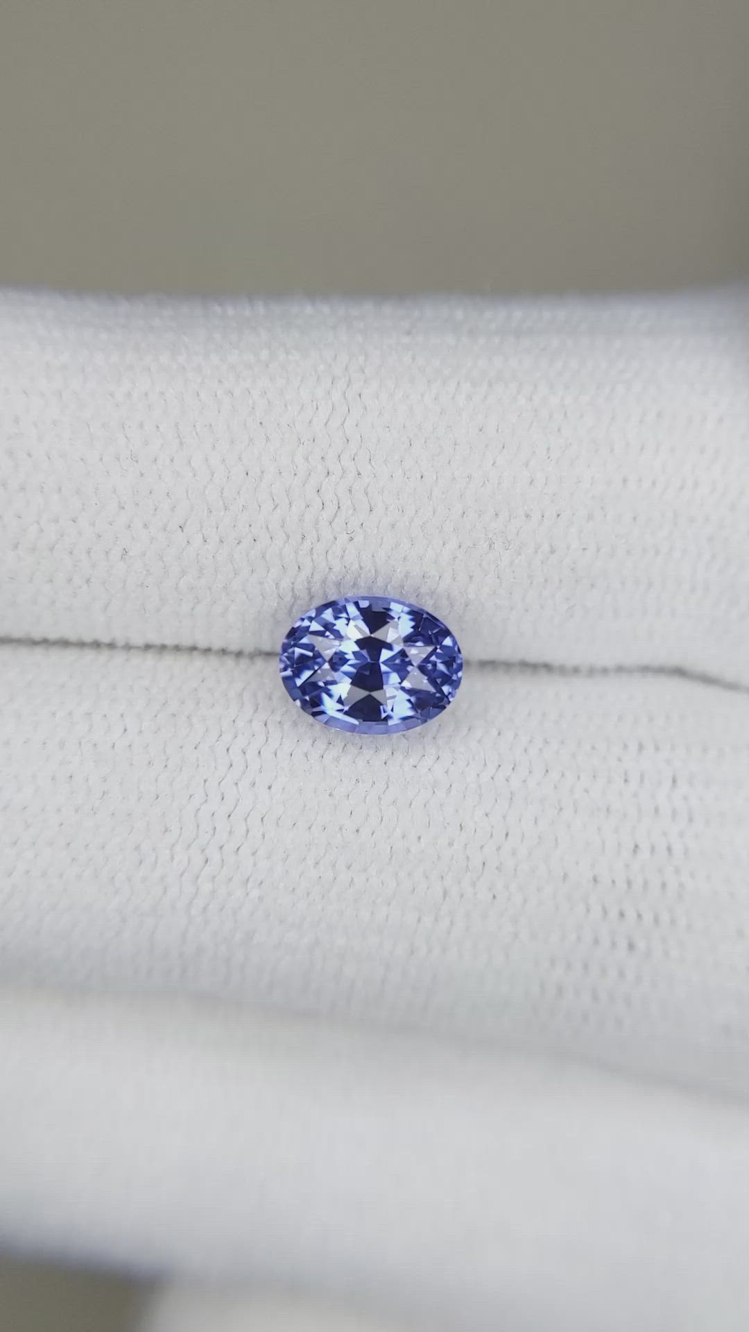 1.68 Ct. Blue Sapphire from Ceylon (Sri Lanka) Size Video