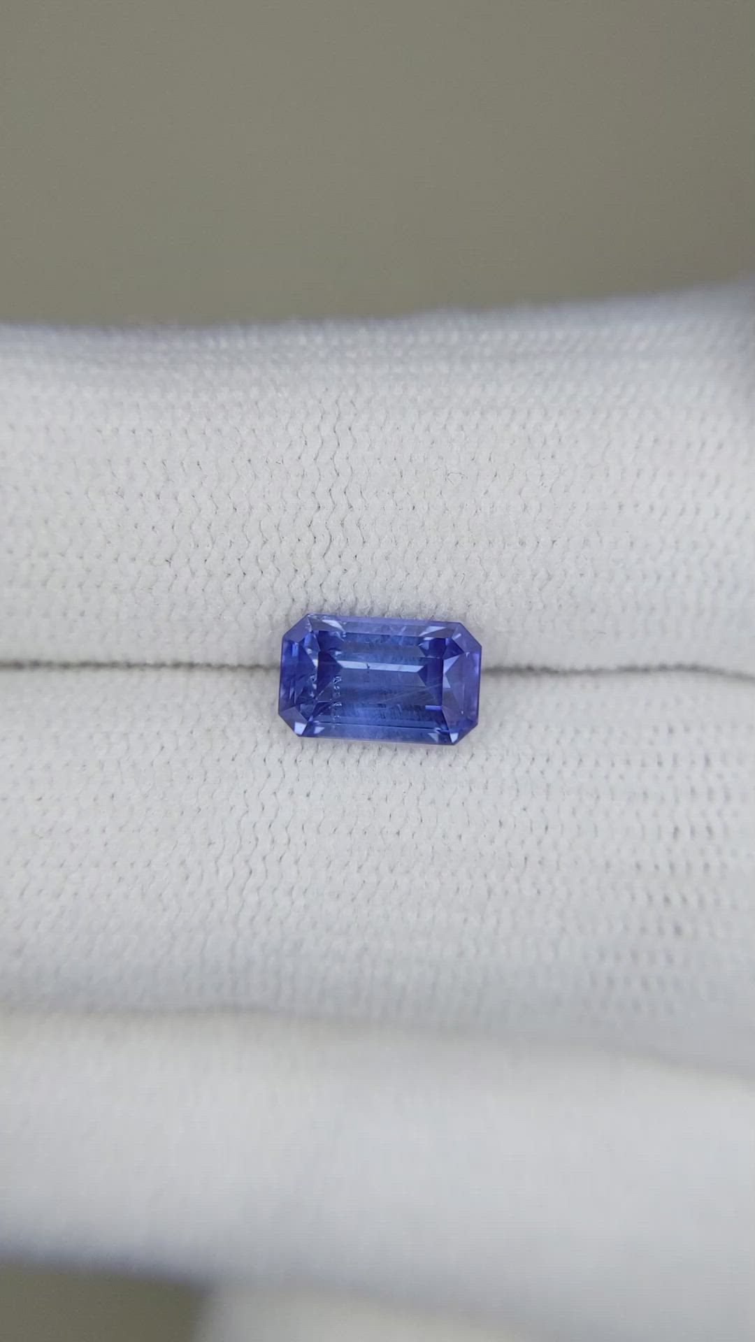 1.65 Ct. Blue Sapphire from Ceylon (Sri Lanka) Size Video