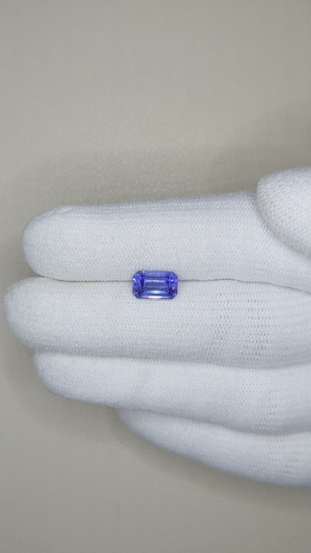 1.65 Ct. Blue Sapphire from Ceylon (Sri Lanka) Size Video