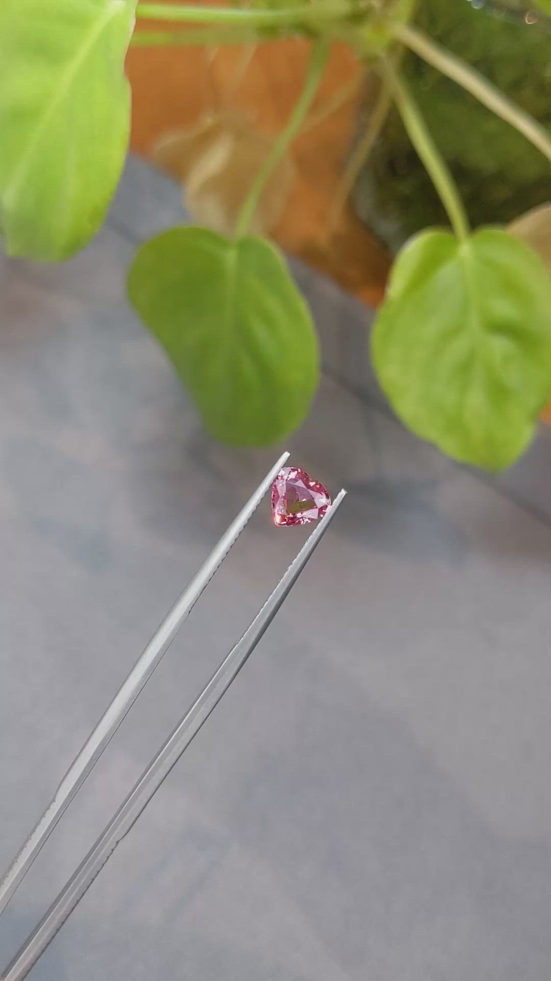1.16 Ct. Padparadscha Sapphire from Ceylon (Sri Lanka) Size Video