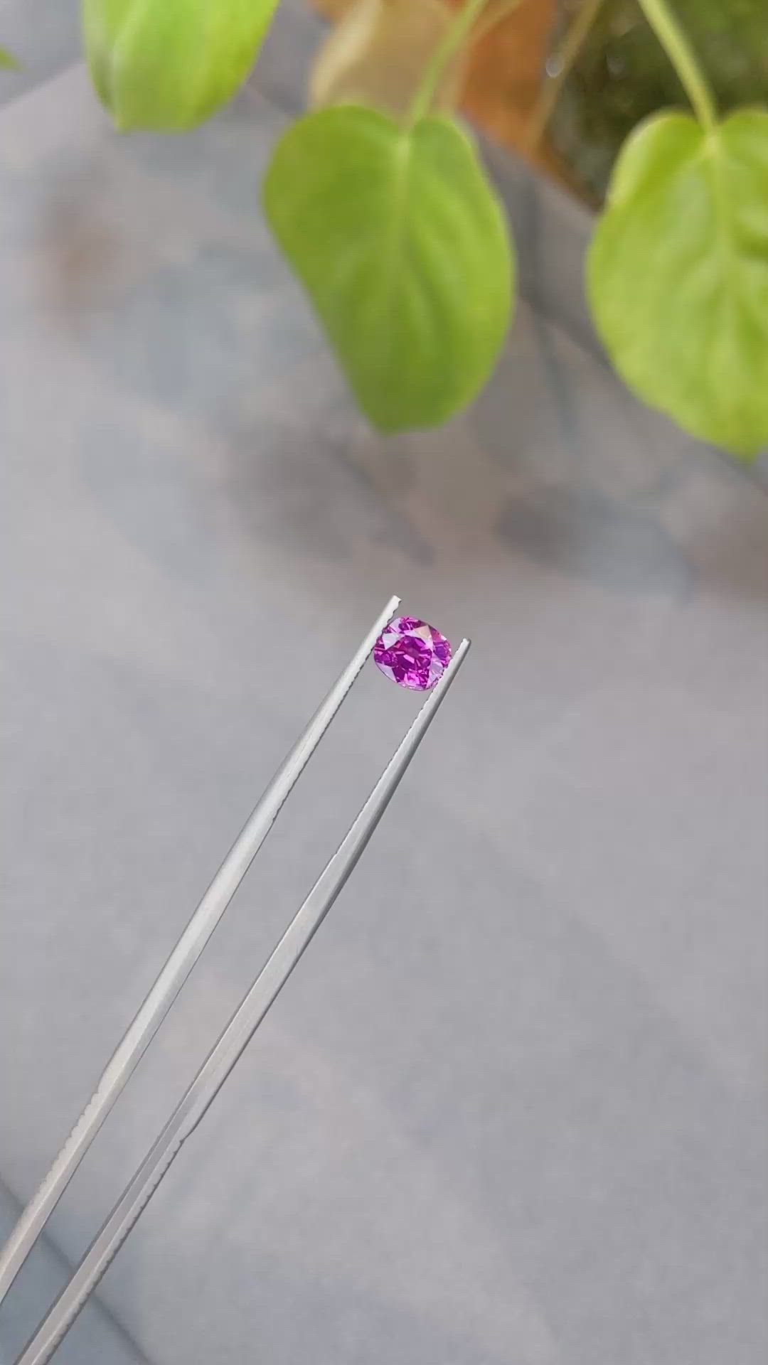 1.24 Ct. Pink Sapphire from Ceylon (Sri Lanka) Size Video