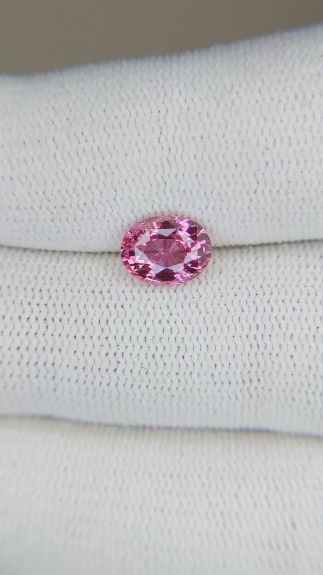 1.95 Ct. Pink Sapphire from Ceylon (Sri Lanka) Size Video