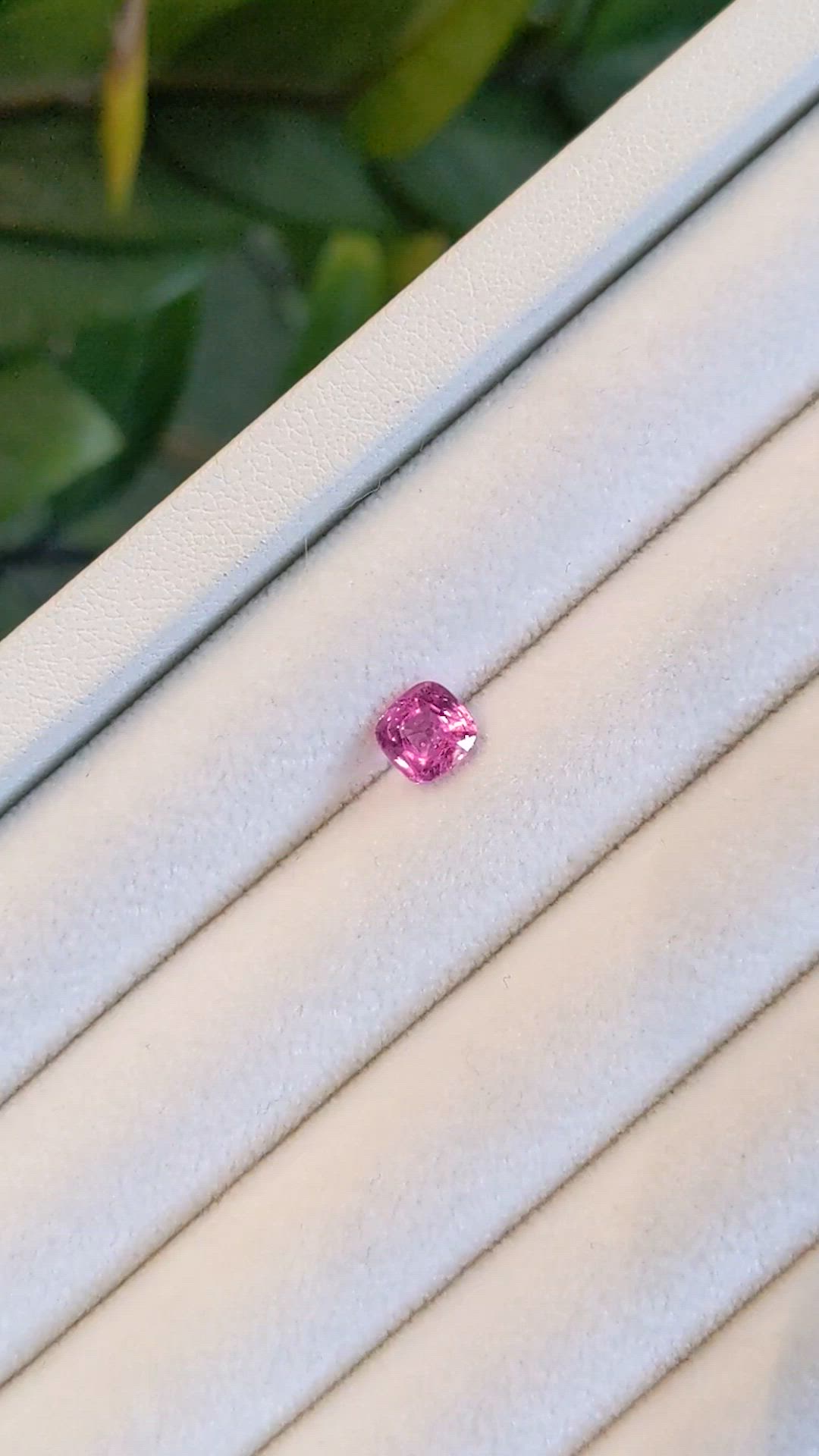 1.28 Ct. Pink Sapphire from Ceylon (Sri Lanka) Size Video