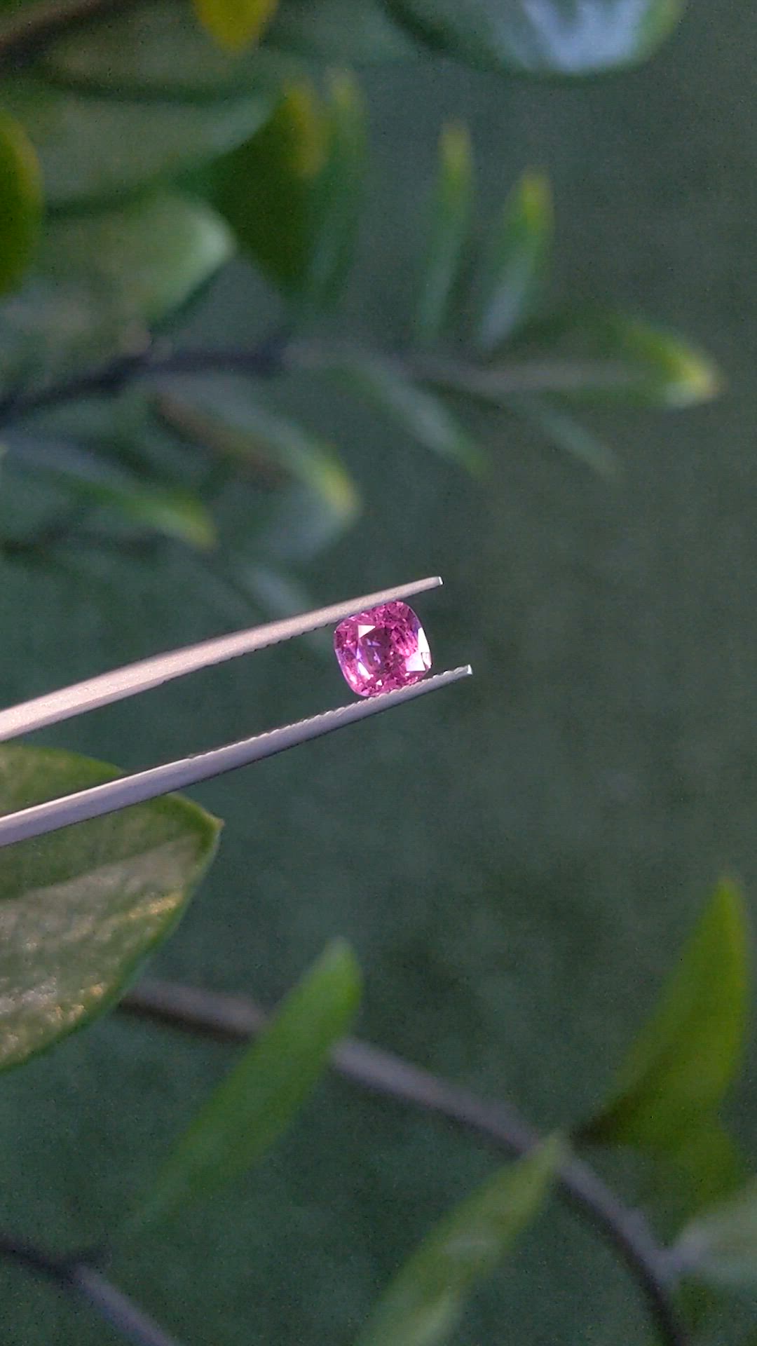 1.28 Ct. Pink Sapphire from Ceylon (Sri Lanka) Size Video