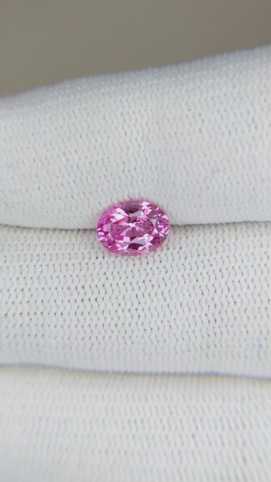 1.45 Ct. Pink Sapphire from Ceylon (Sri Lanka) Size Video