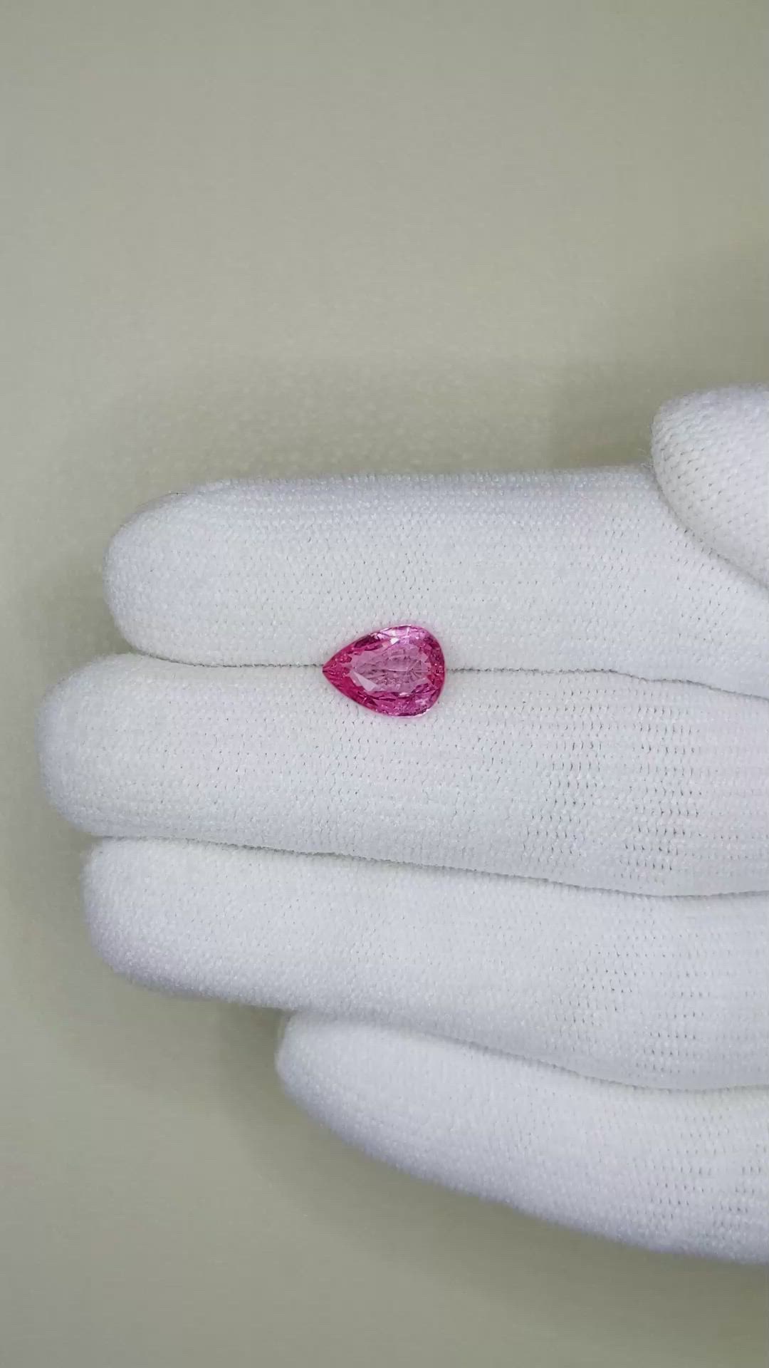 2.01 Ct. Pink Sapphire from Ceylon (Sri Lanka) Size Video