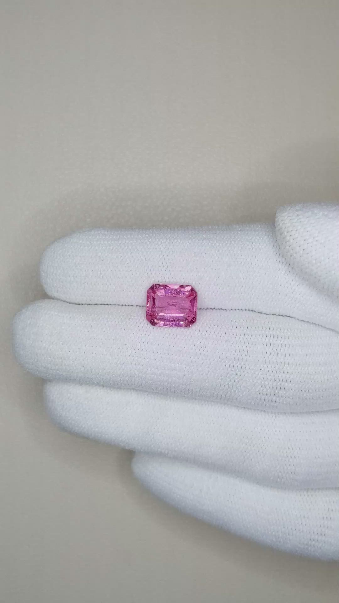 2.35 Ct. Pink Sapphire from Ceylon (Sri Lanka) Size Video