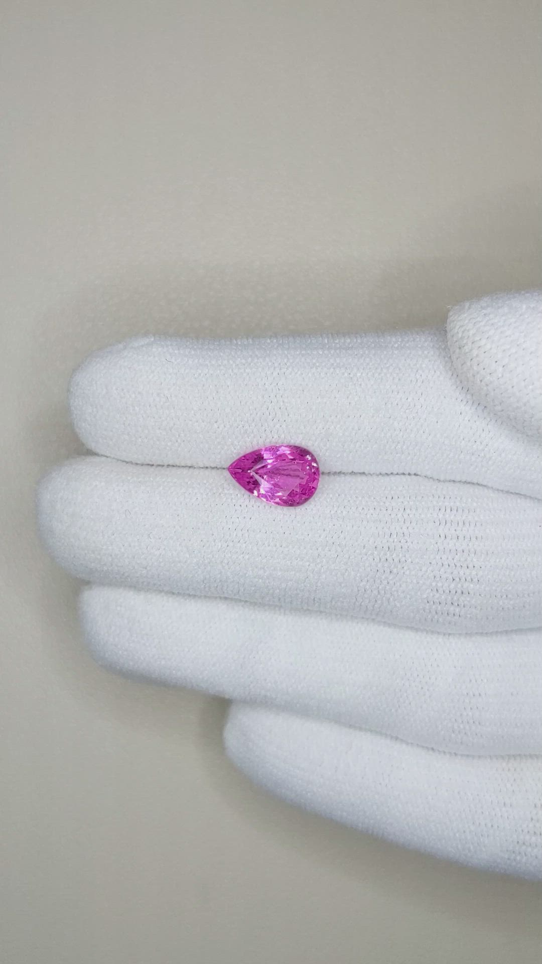 2.00 Ct. Pink Sapphire from Ceylon (Sri Lanka) Size Video