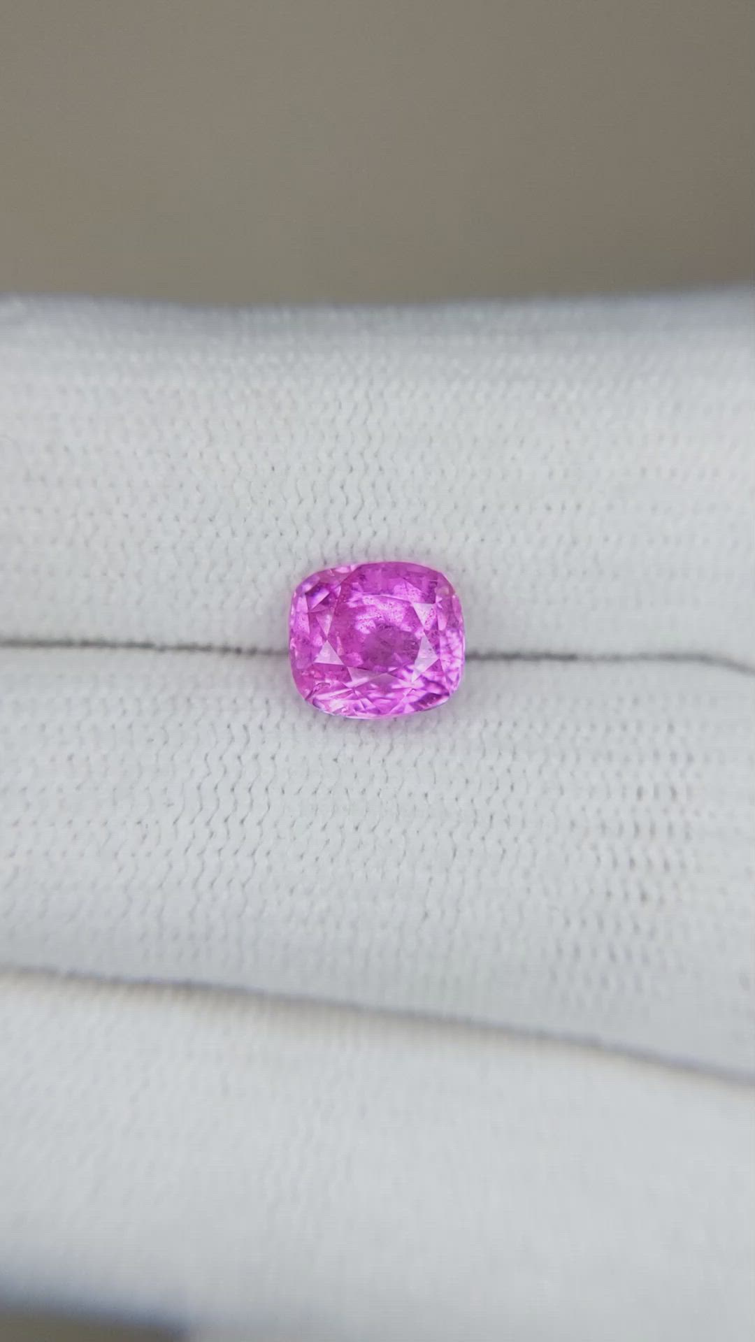 1.88 Ct. Pink Sapphire from Ceylon (Sri Lanka) Size Video