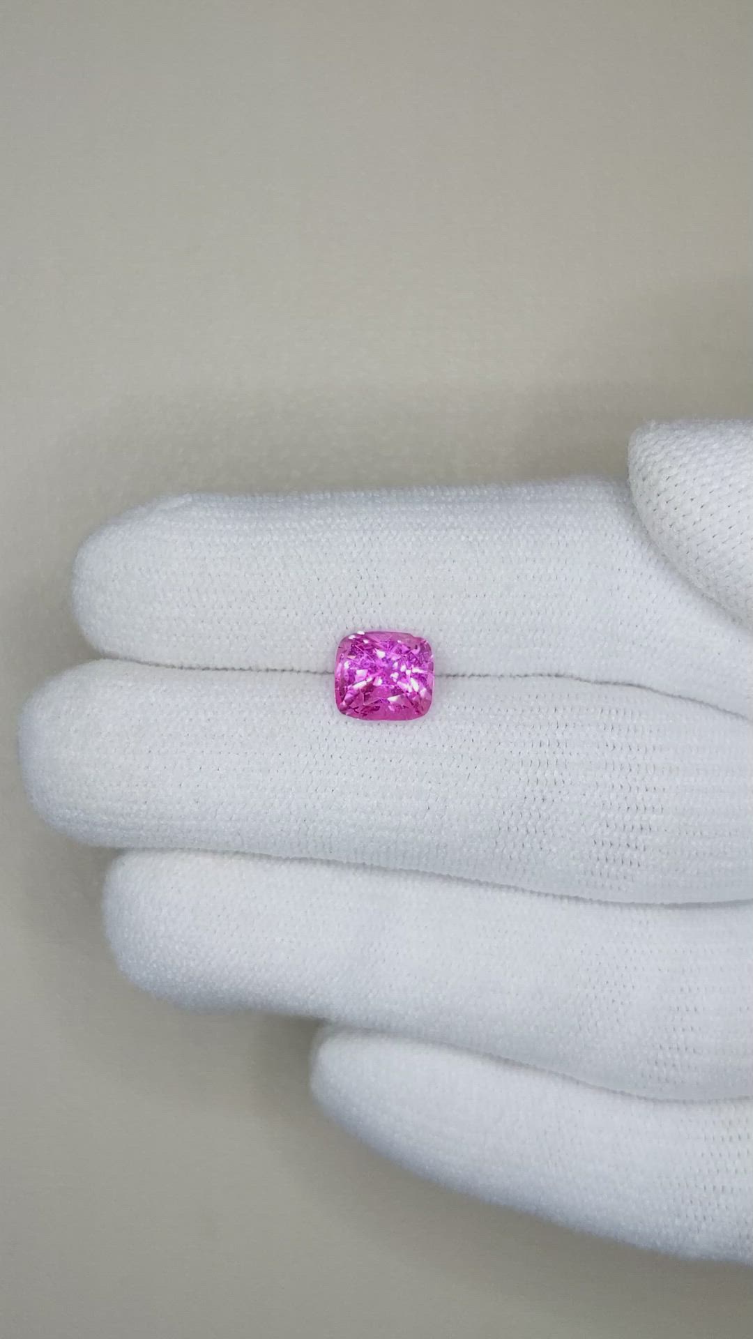 2.08 Ct. Pink Sapphire from Ceylon (Sri Lanka) Size Video