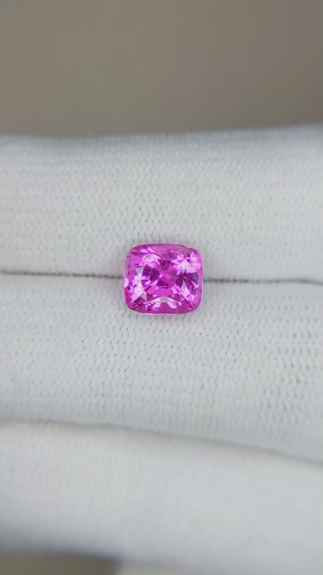 2.08 Ct. Pink Sapphire from Ceylon (Sri Lanka) Size Video