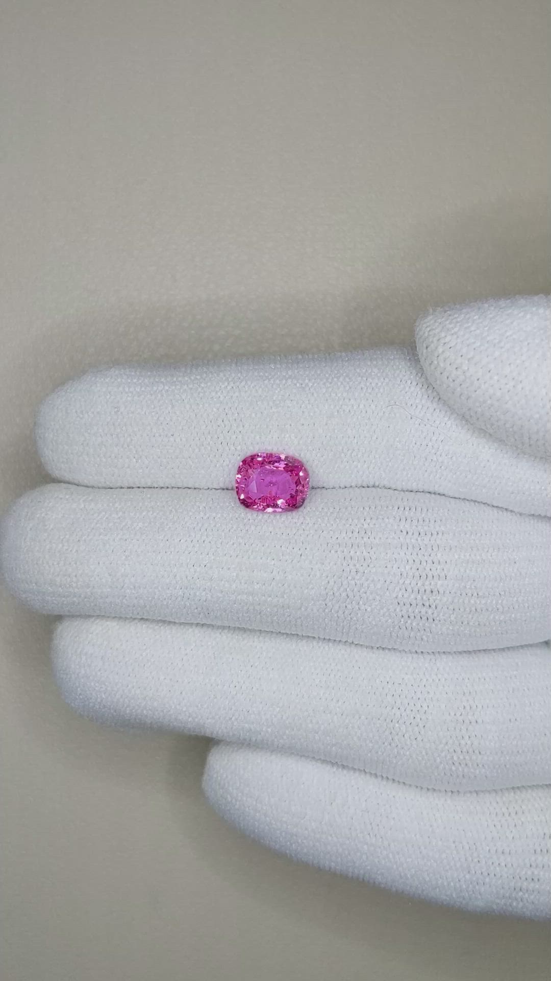 1.96 Ct. Pink Sapphire from Ceylon (Sri Lanka) Size Video