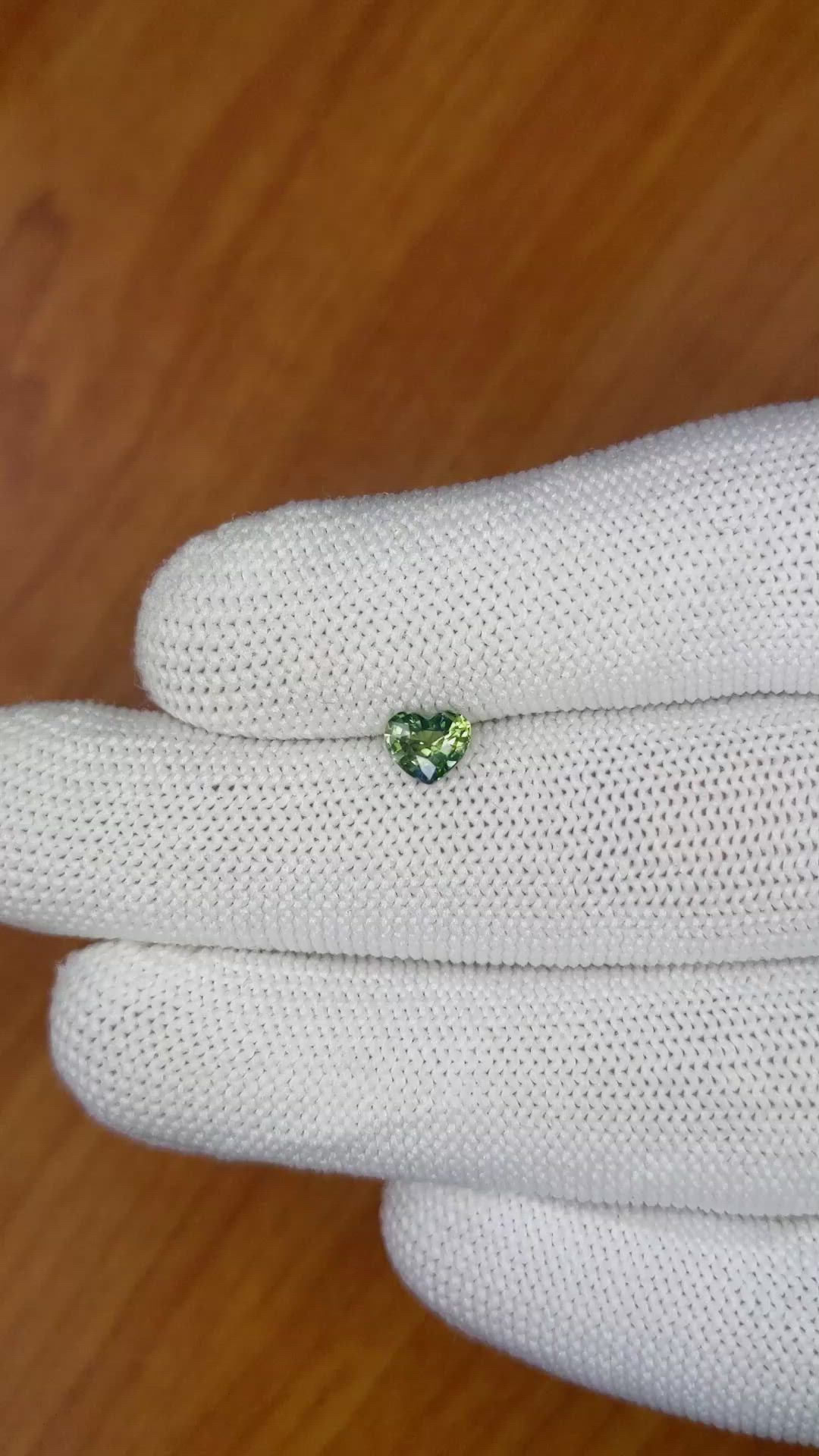 0.76 Ct. Bluish Green Sapphire from Ceylon (Sri Lanka) Size Video