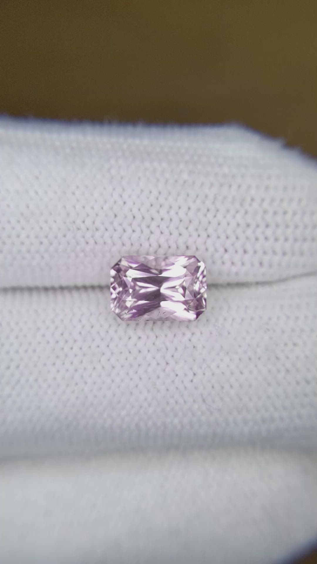 3.24 Ct. Pink Sapphire from Ceylon (Sri Lanka) Size Video