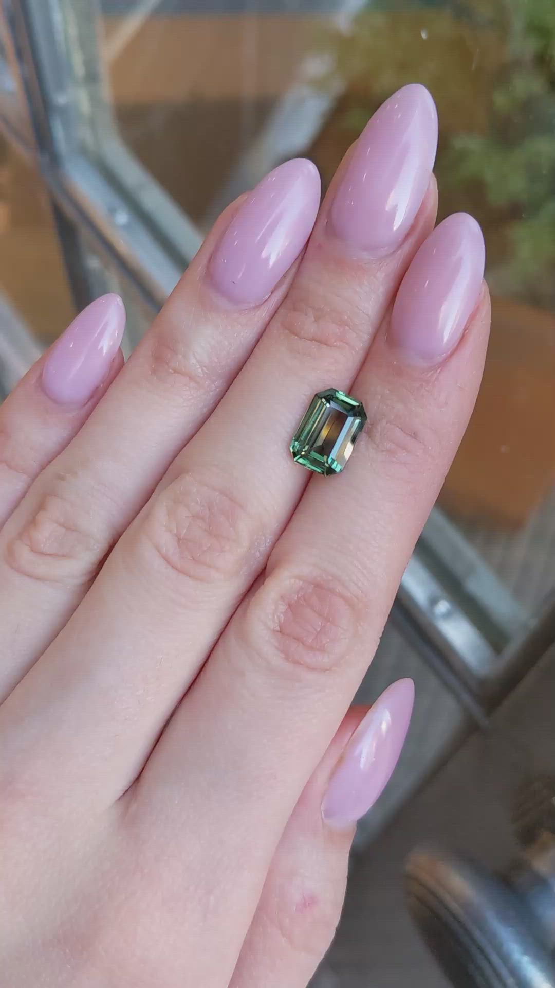 4.03 Ct. Bi Color Sapphire from Madagascar Size Video