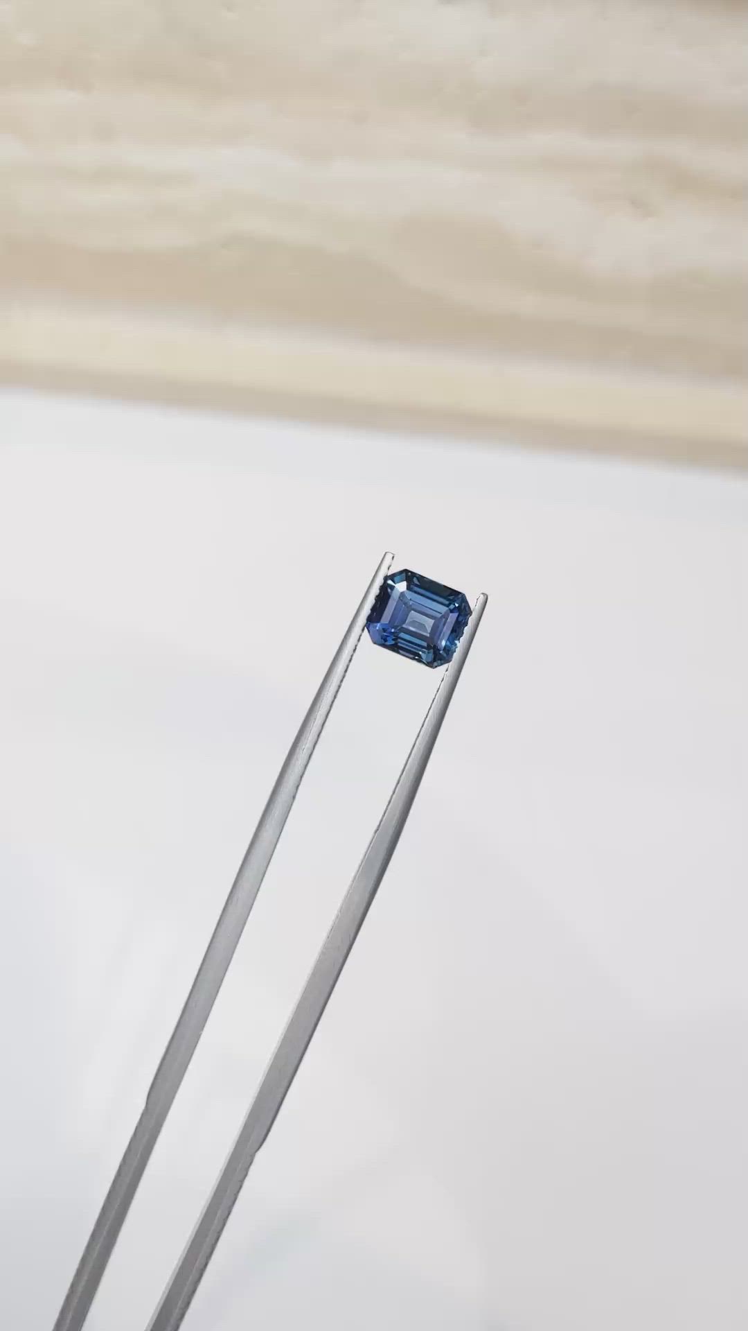 2.37 Ct. Blue Sapphire from Ceylon (Sri Lanka) Size Video