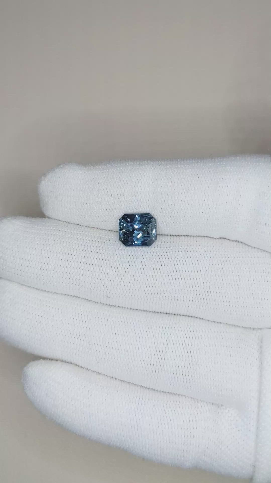 3.04 Ct. Blue Sapphire from Ceylon (Sri Lanka) Size Video