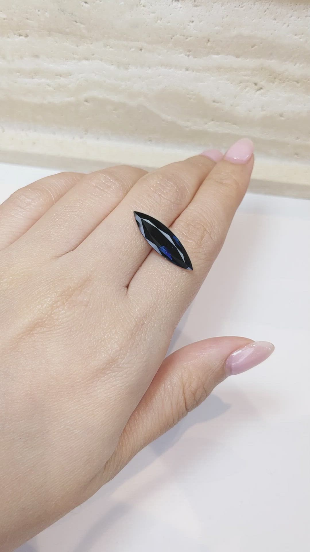 5.60 Ct. Blue Sapphire from Australia Size Video