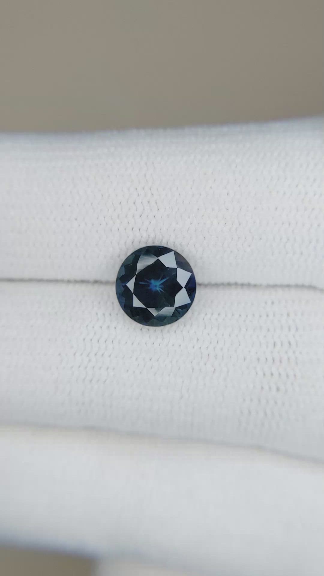 1.94 Ct. Greenish Blue Sapphire from Ceylon (Sri Lanka) Size Video