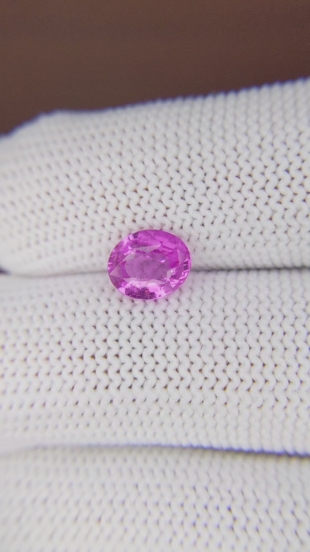 1.52 Ct. Pink Sapphire from Ceylon (Sri Lanka) Size Video