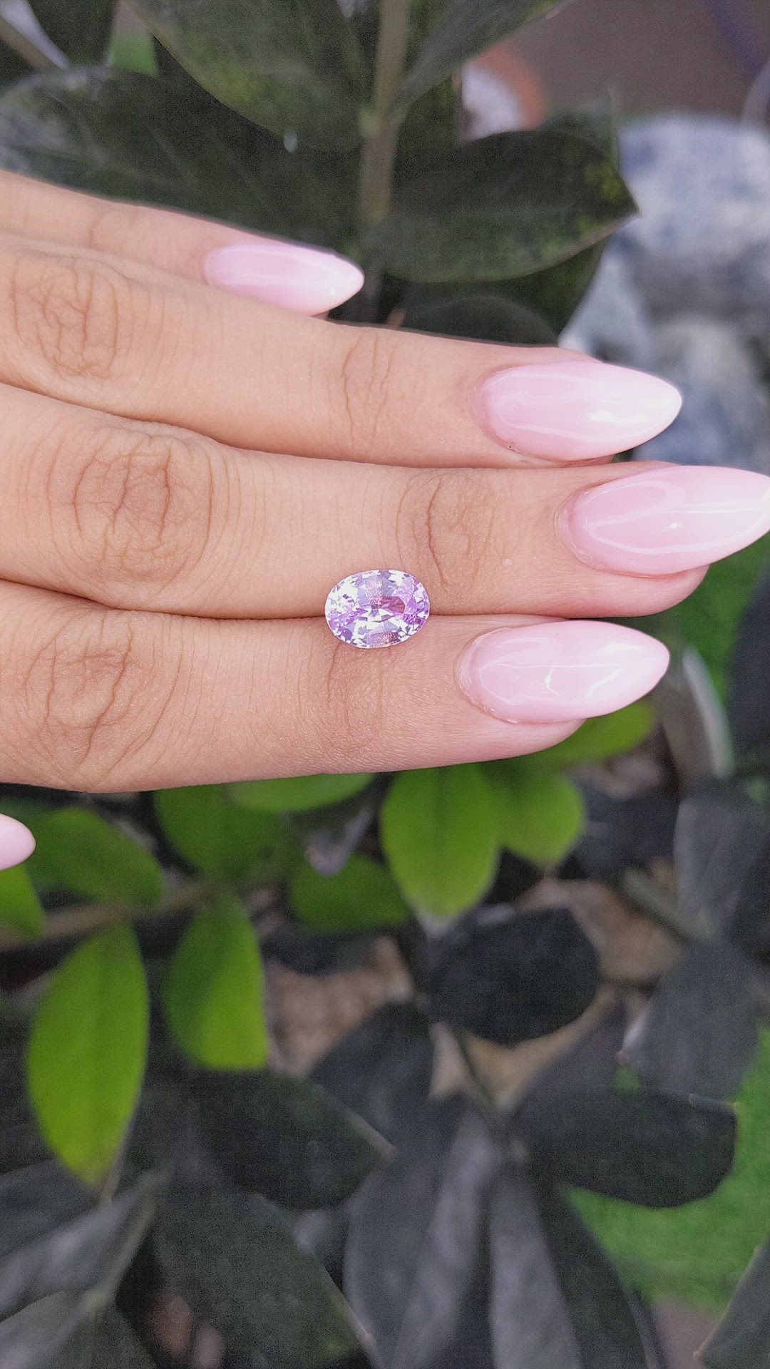 3.07 Ct. Pink Sapphire from Ceylon (Sri Lanka) Size Video