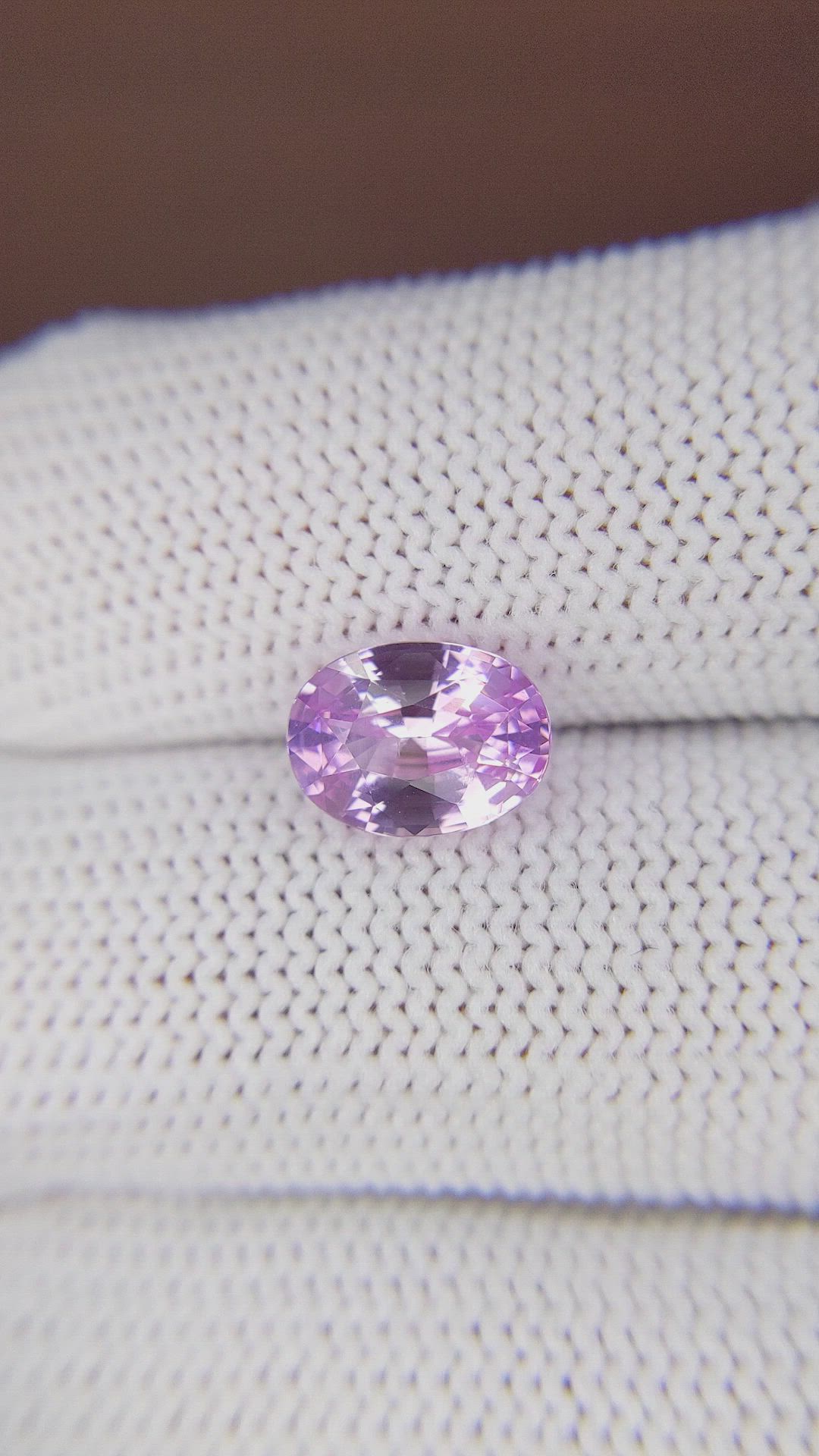 3.07 Ct. Pink Sapphire from Ceylon (Sri Lanka) Size Video