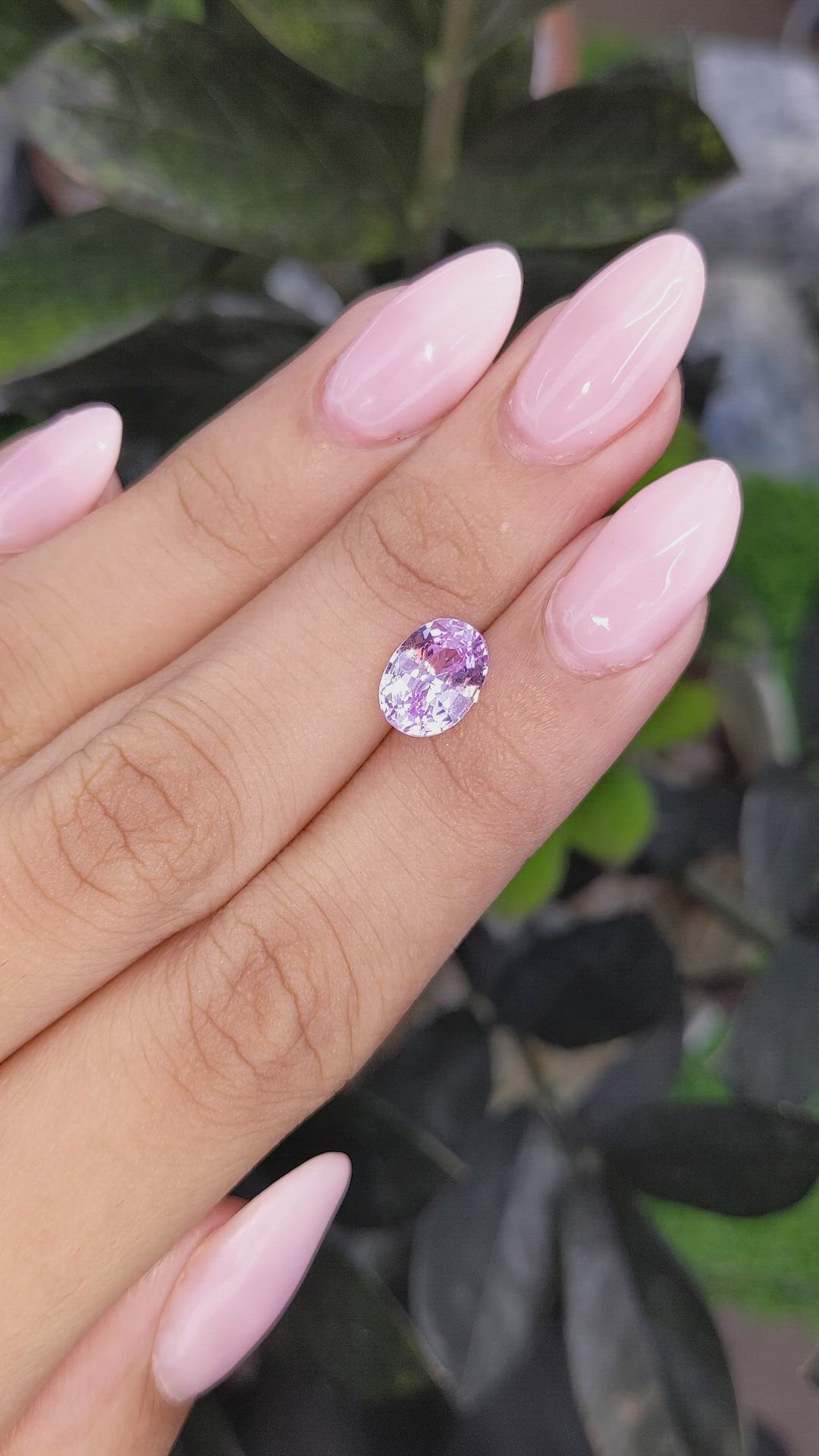 3.07 Ct. Pink Sapphire from Ceylon (Sri Lanka) Size Video