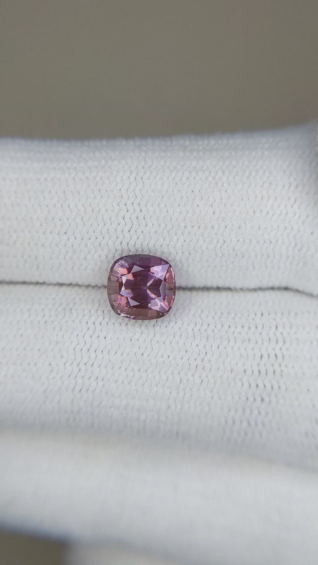 1.47 Ct. Pinkish Brown Sapphire from Madagascar Size Video