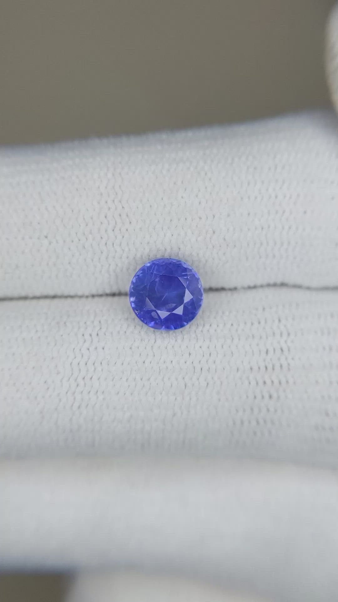 1.62 Ct. Blue Sapphire from Ceylon (Sri Lanka) Size Video