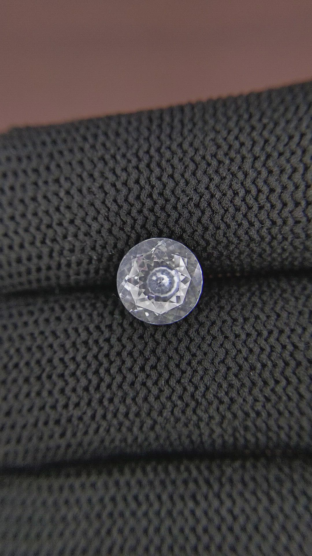 2.32 Ct. White Sapphire from Ceylon (Sri Lanka) Size Video