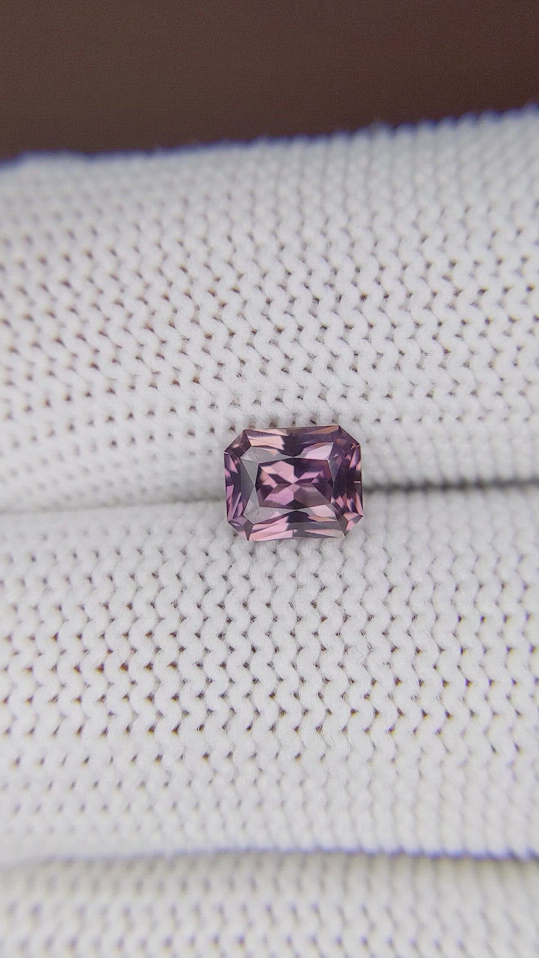 1.11 Ct. Purplish Pink Sapphire from Madagascar Size Video
