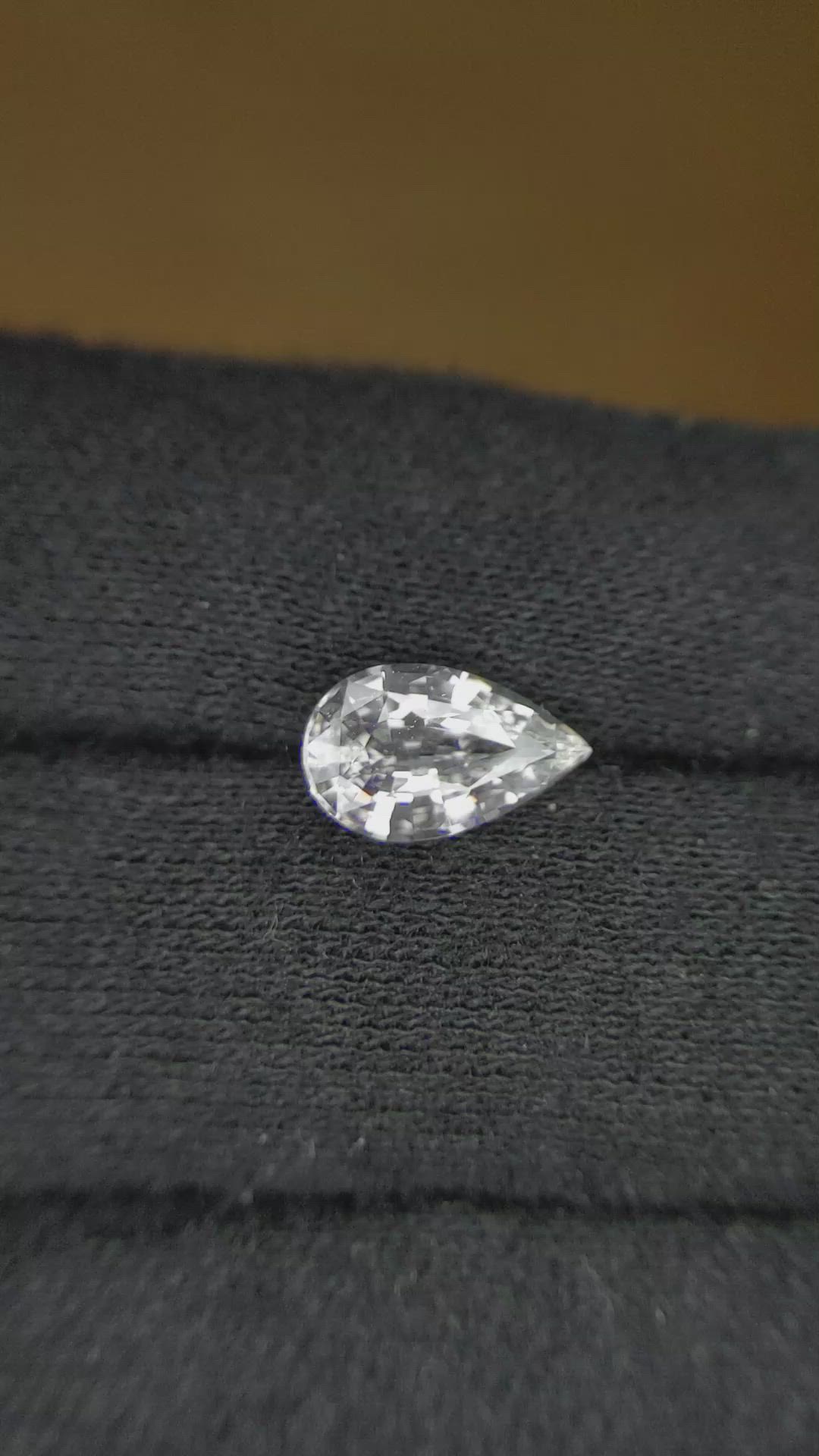 2.09 Ct. White Sapphire from Ceylon (Sri Lanka) Size Video